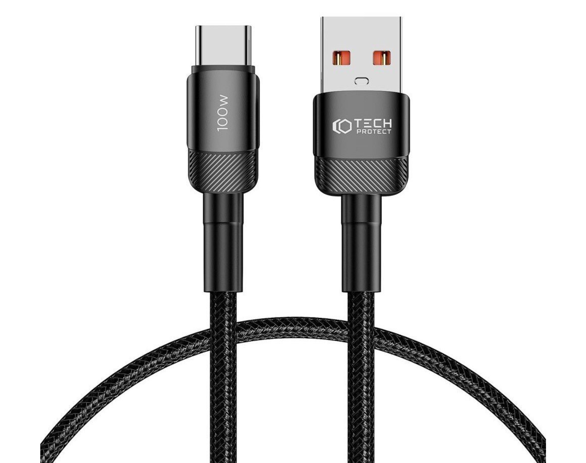 Kabel USB - USB-C TECH-PROTECT UltraBoost EVO 100W/5A 0.5 m Czarny