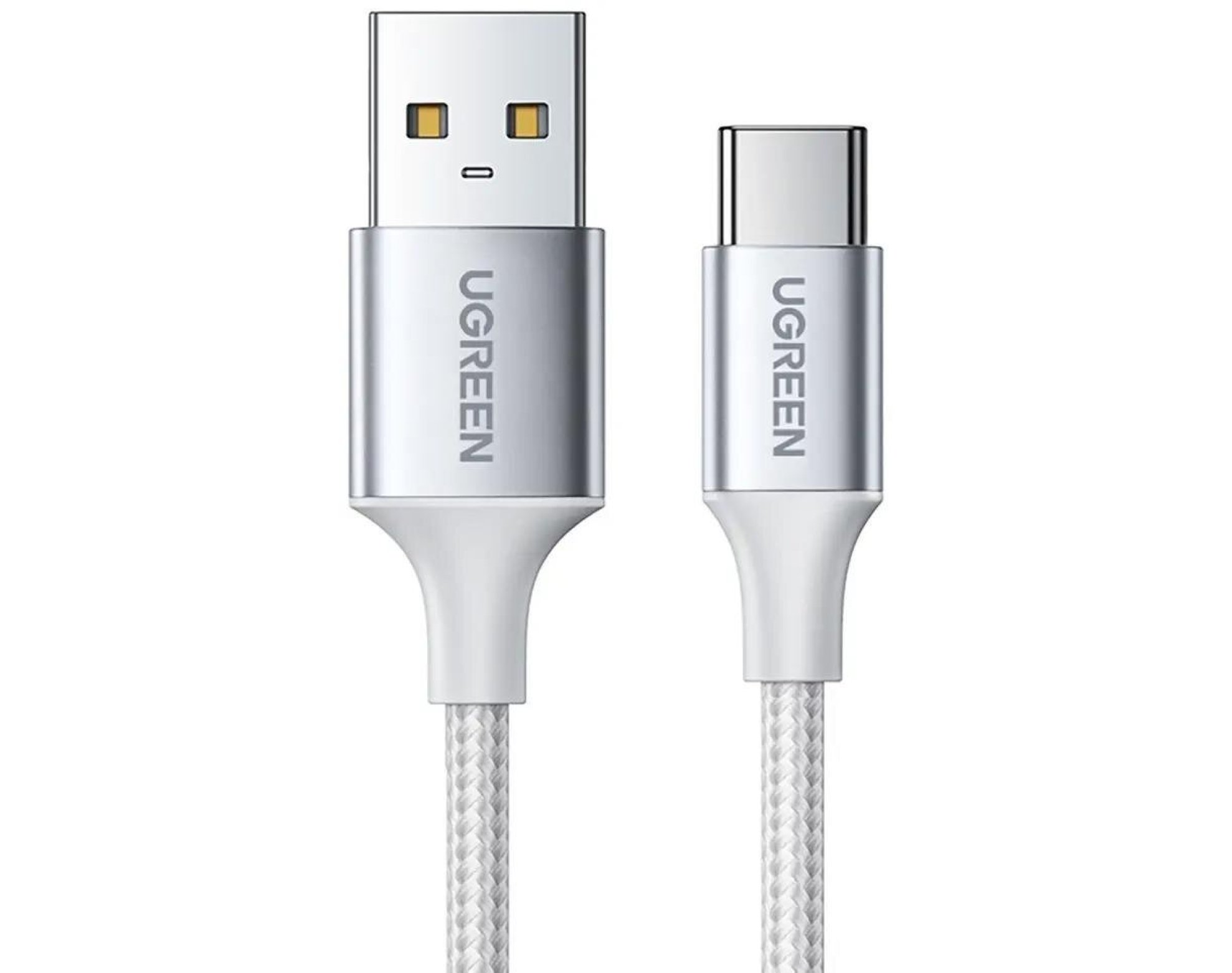 Kabel USB - USB-C UGREEN US288 15W 0.5 m Biały