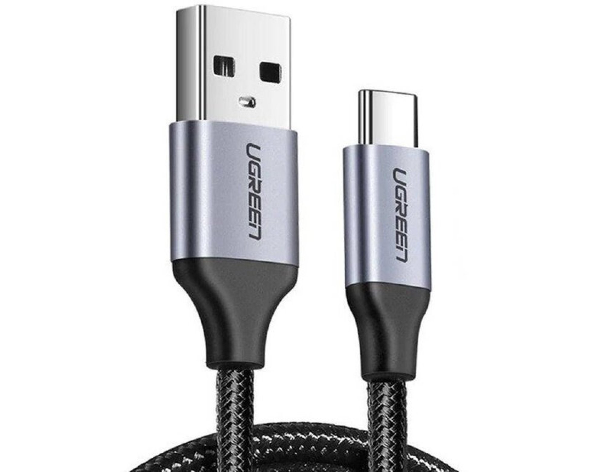 Kabel USB - USB-C UGREEN US288 15W 0.5 m Czarny