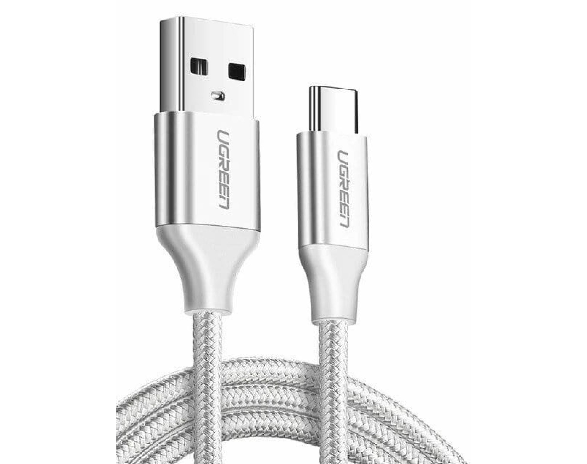 Kabel USB - USB-C UGREEN US288 2m Biały