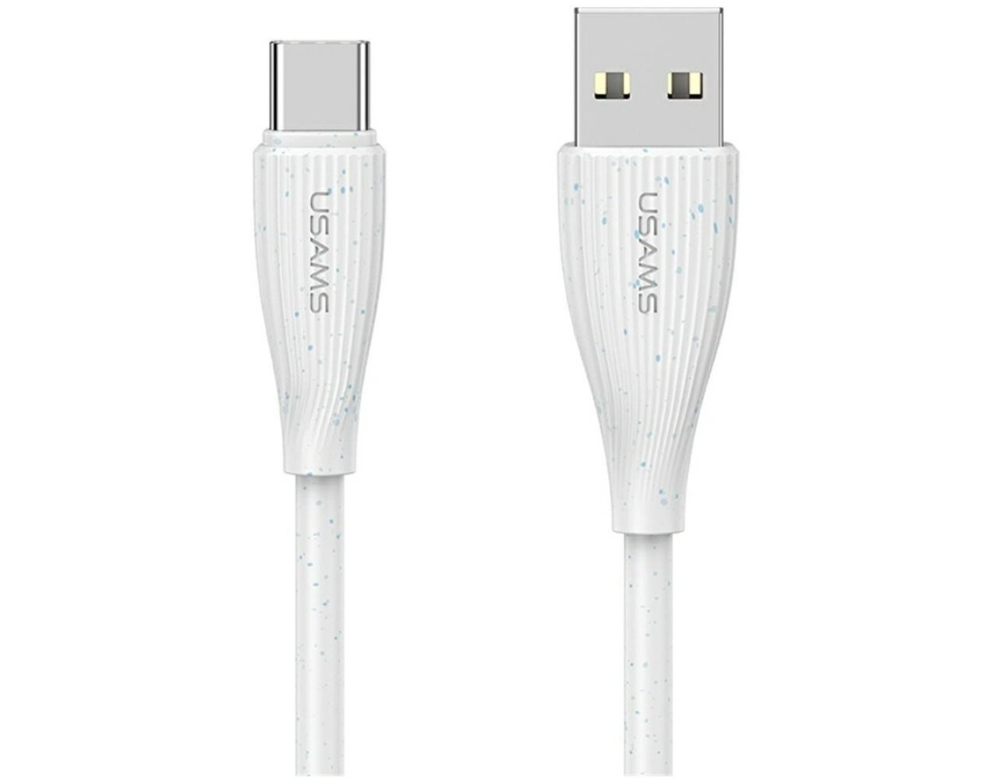 Kabel USB - USB-C USAMS Green Series SJ714 18W 1 m Biały