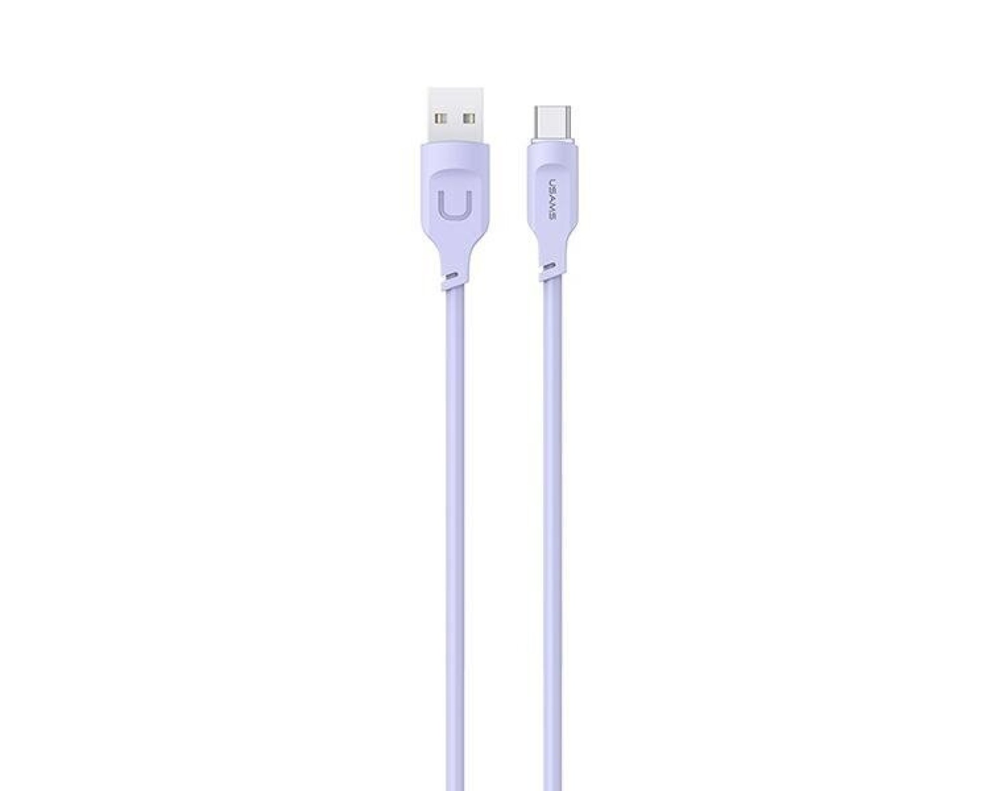 Kabel USB - USB-C USAMS Lithe Series 66W 1.2 m Fioletowy