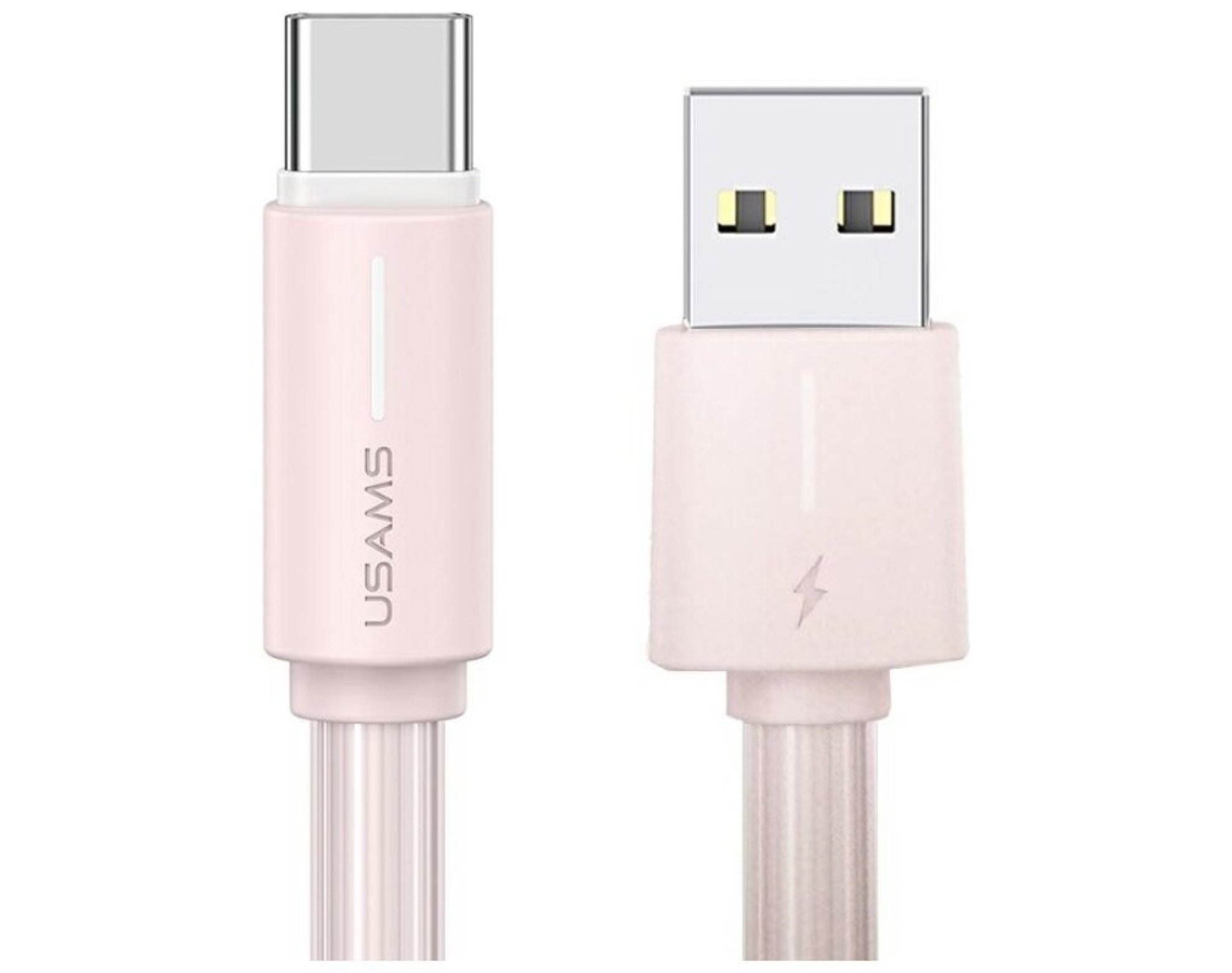 Kabel USB - USB-C USAMS SJ732USB04 18W 1 m Różowy