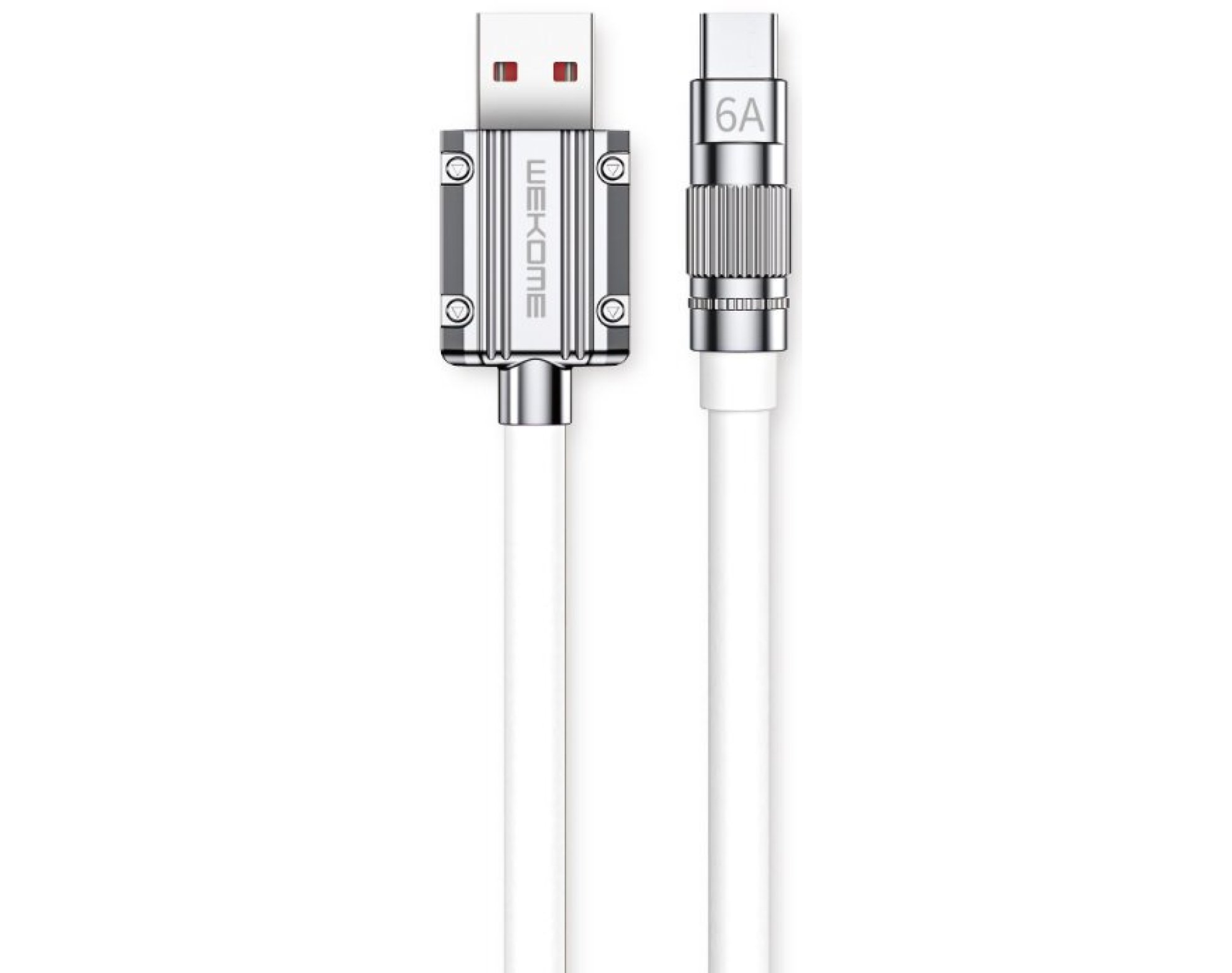 Kabel USB - USB-C WEKOME WDC-186 Wingle Series 1 m Biały