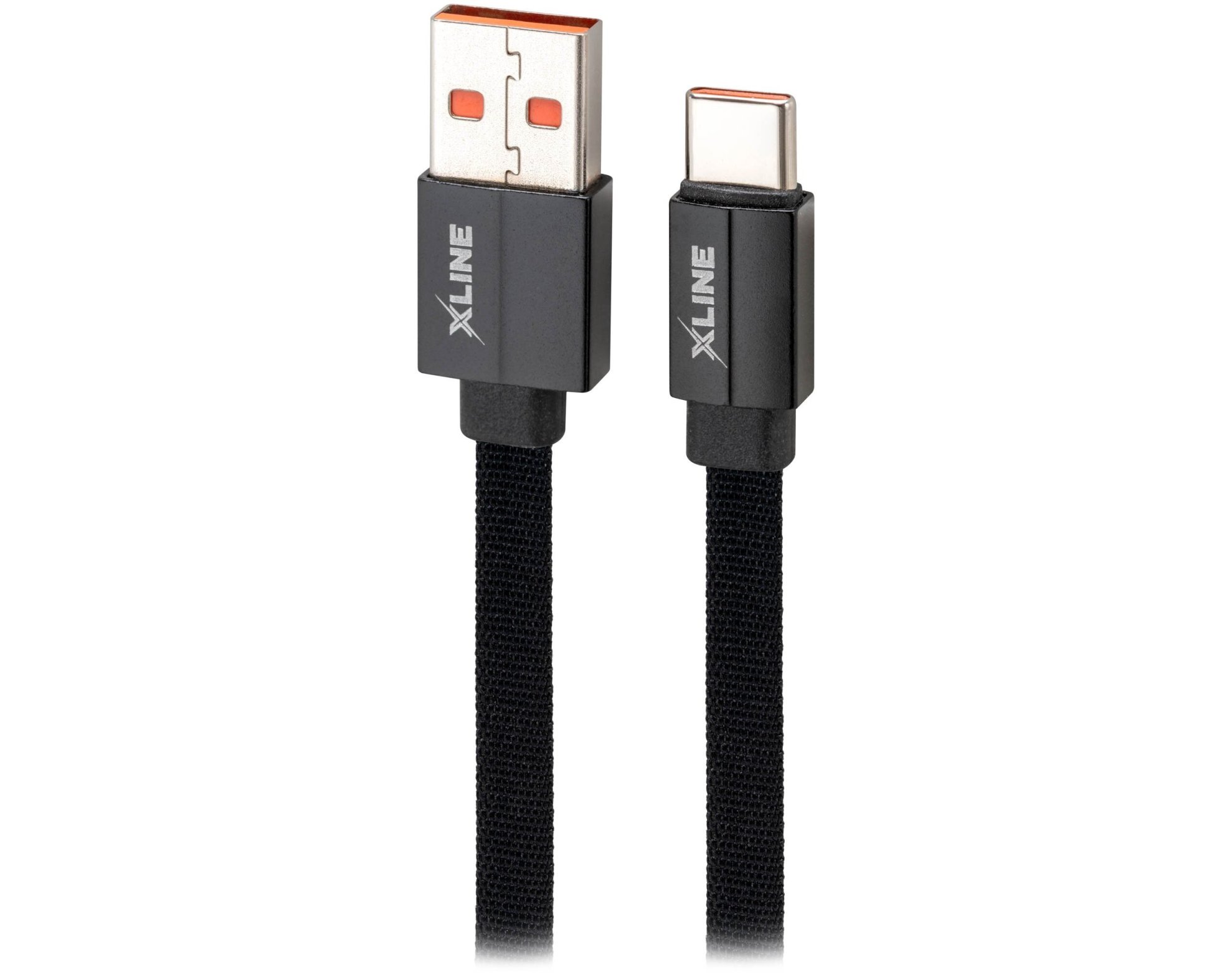 Kabel USB - USB-C XLINE UC02KFC-AC 60W 2 m Czarny