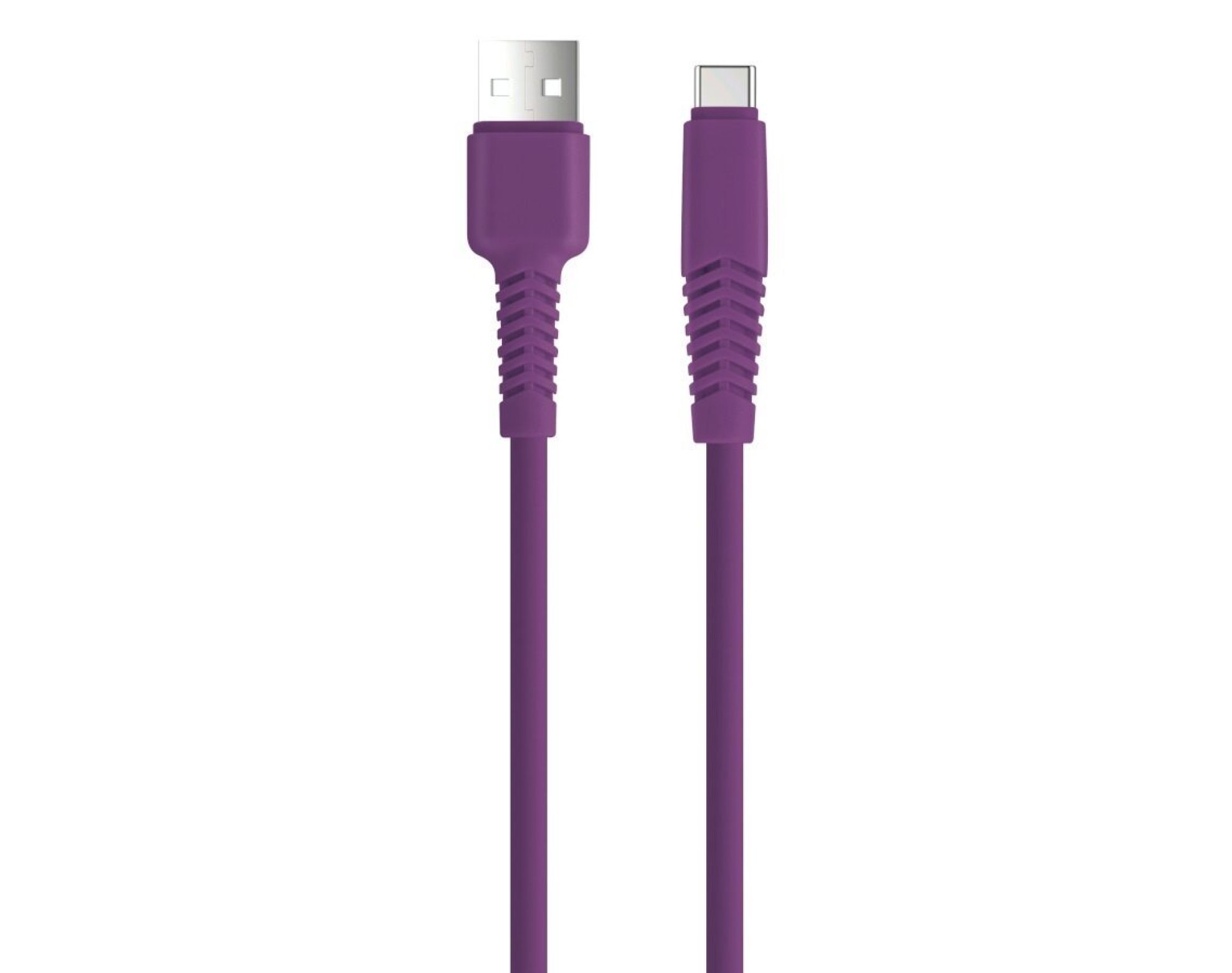 Kabel USB - USB-C XO KSC-C-1.5219 2.1A 1.5 m Fioletowy