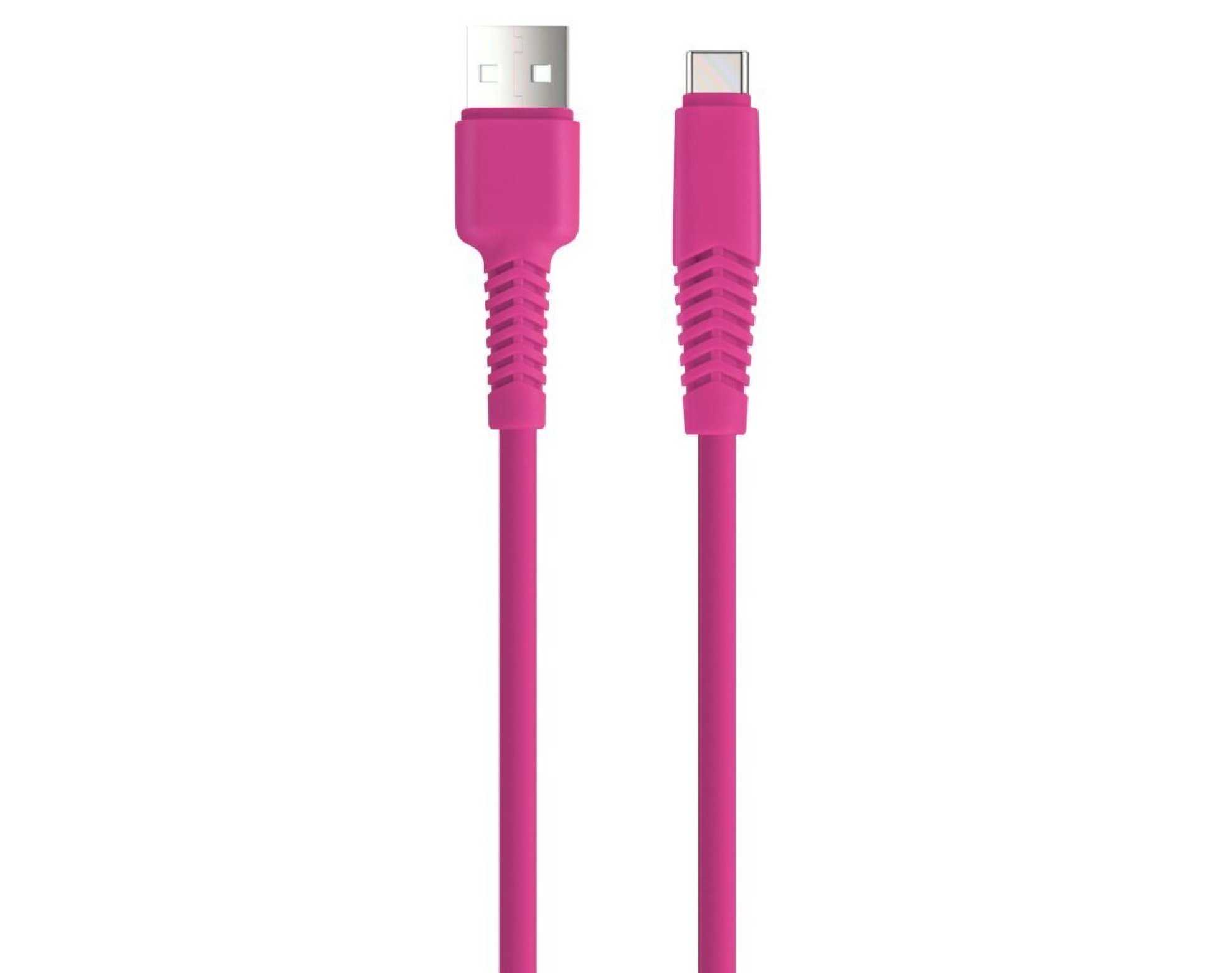 Kabel USB - USB-C XO KSC-C-1.526 2.1A 1.5 m Różowy
