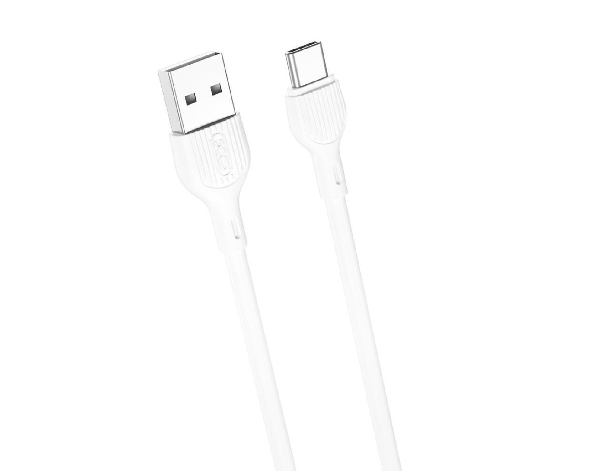 Kabel USB - USB-C XO NB200 2.1A 2 m Biały