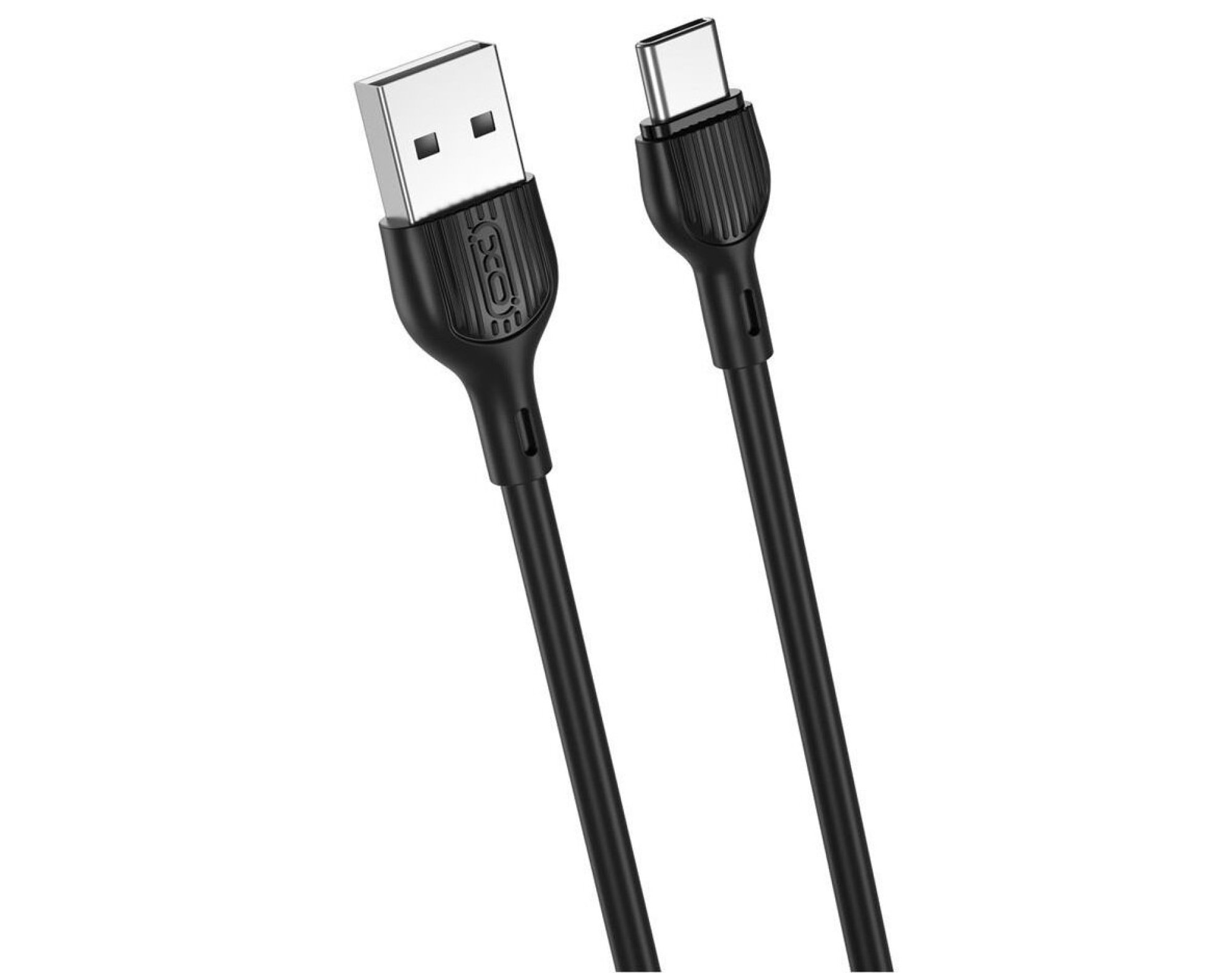 Kabel USB - USB-C XO NB200 2.1A 2 m Czarny