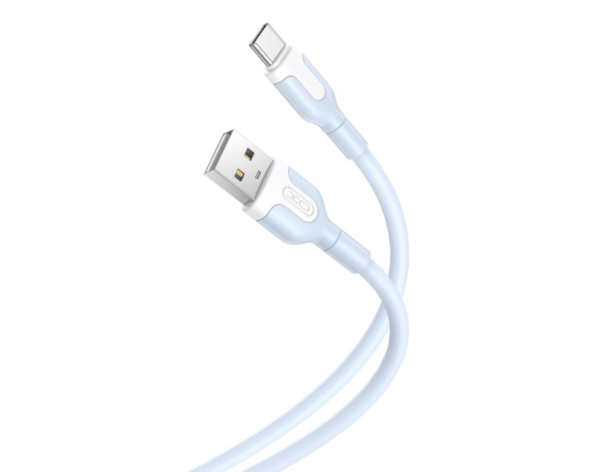 Kabel USB - USB-C XO NB212 2.1A 1 m Niebieski