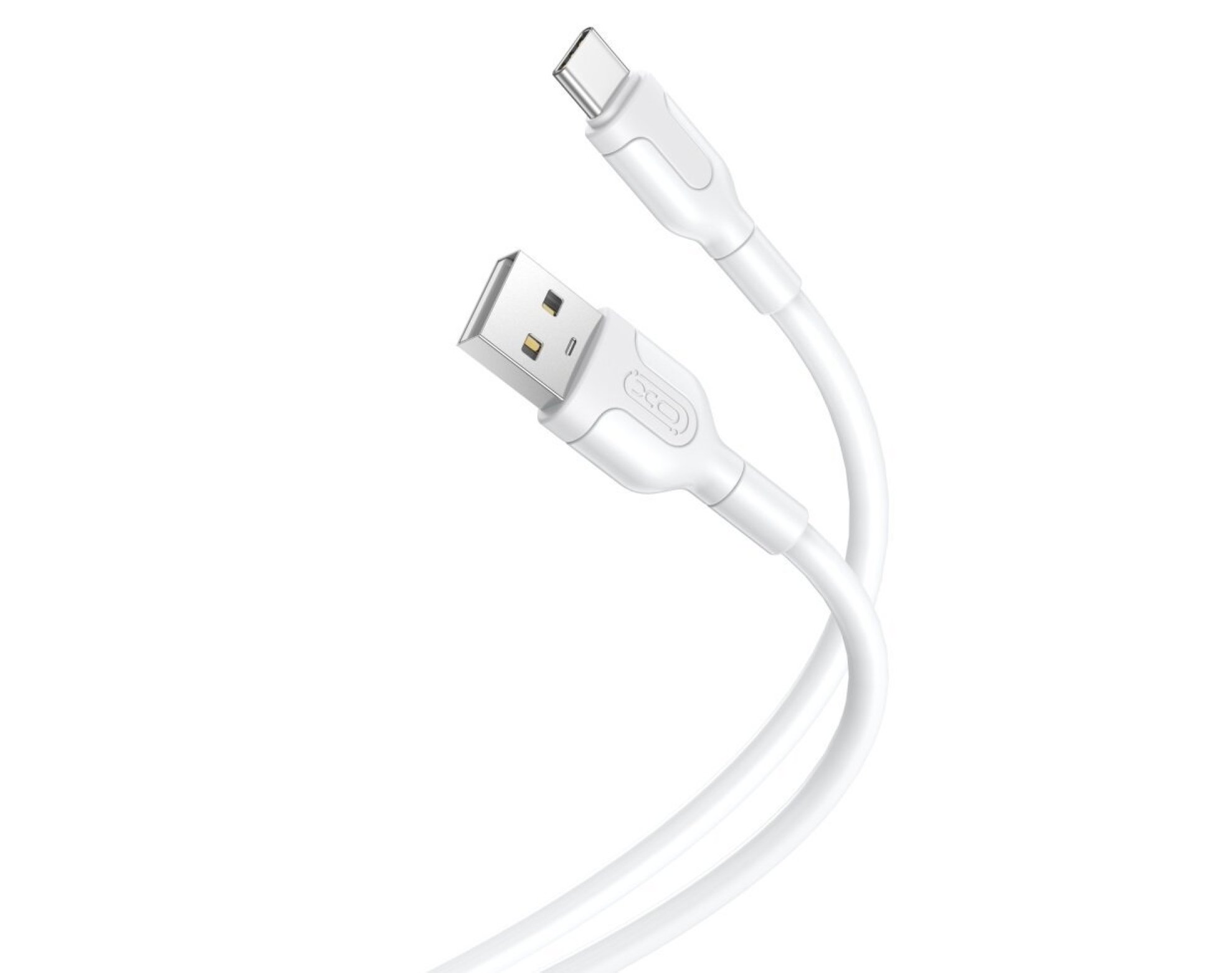 Kabel USB - USB-C XO NB212 2.4A 1 m Biały
