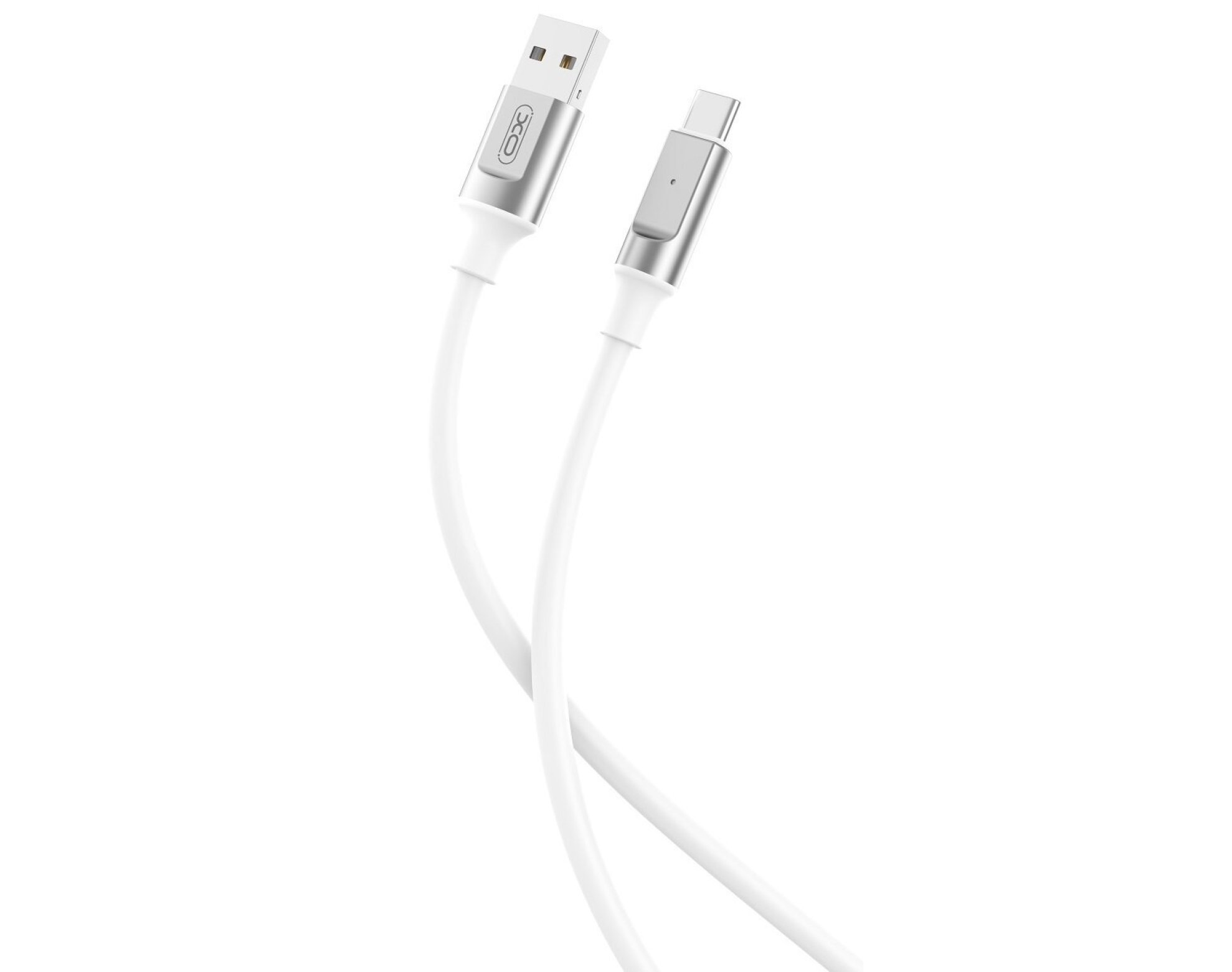Kabel USB - USB-C XO NB251 6A 1 m Biały