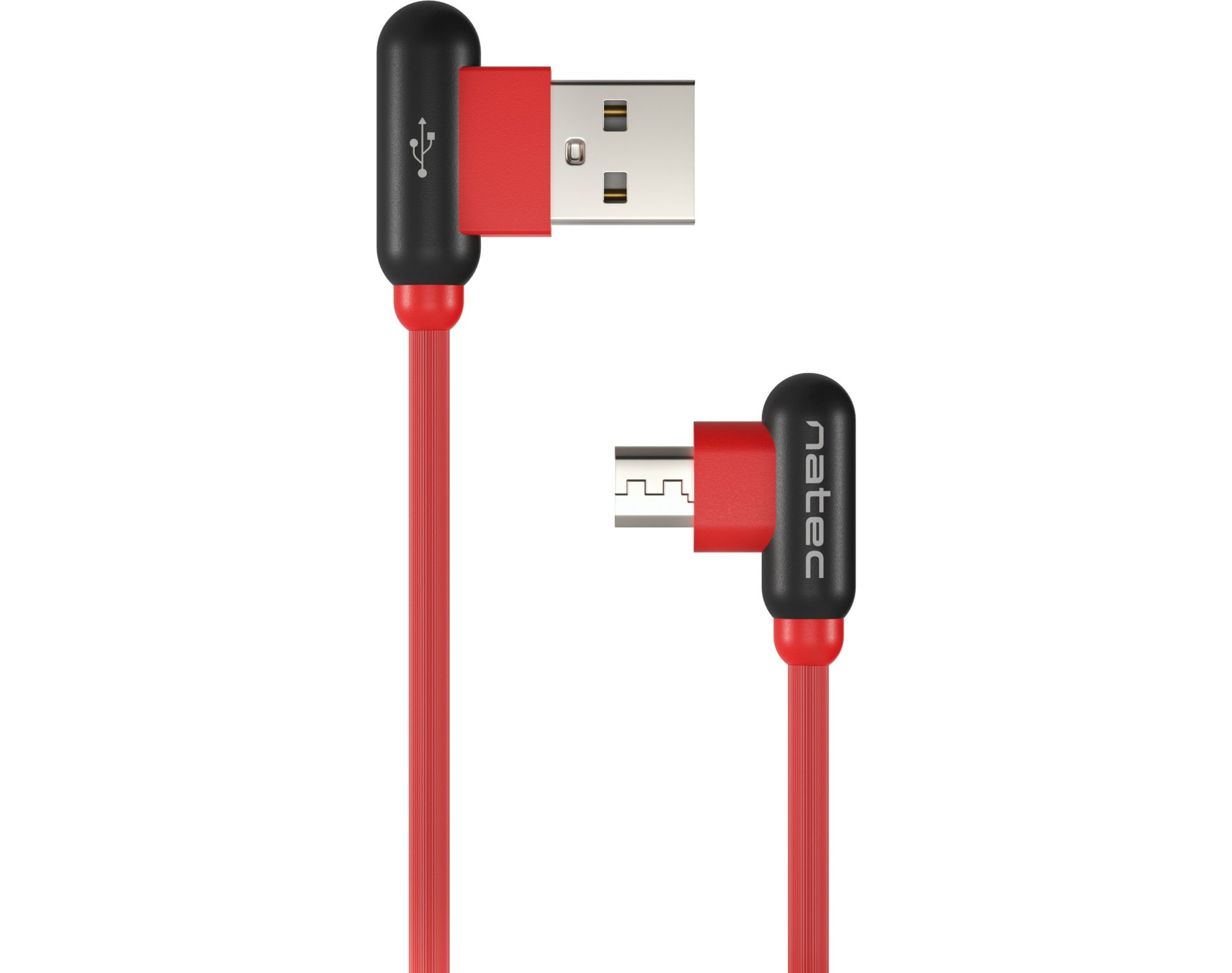 Kabel USB - USB Micro EXTREME MEDIA 1 m Czerwony