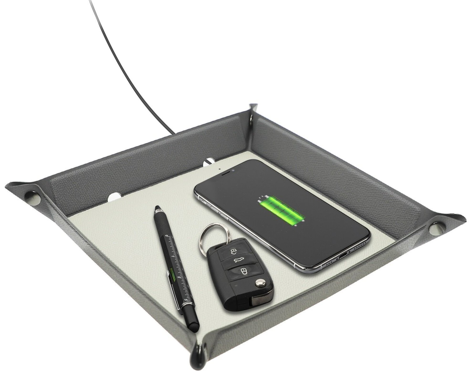 Ładowarka indukcyjna 4SMARTS Pocket Tray 15W Szary Qi