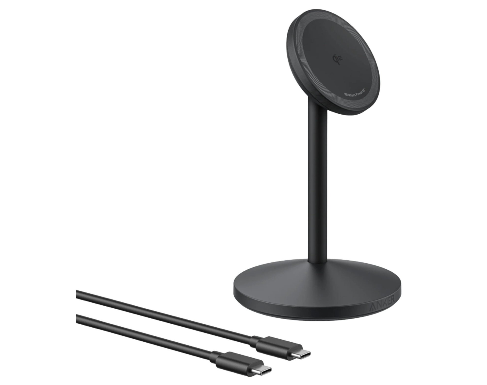 Ładowarka indukcyjna ANKER MagGo Stand 15W Czarny Qi2 MagSafe