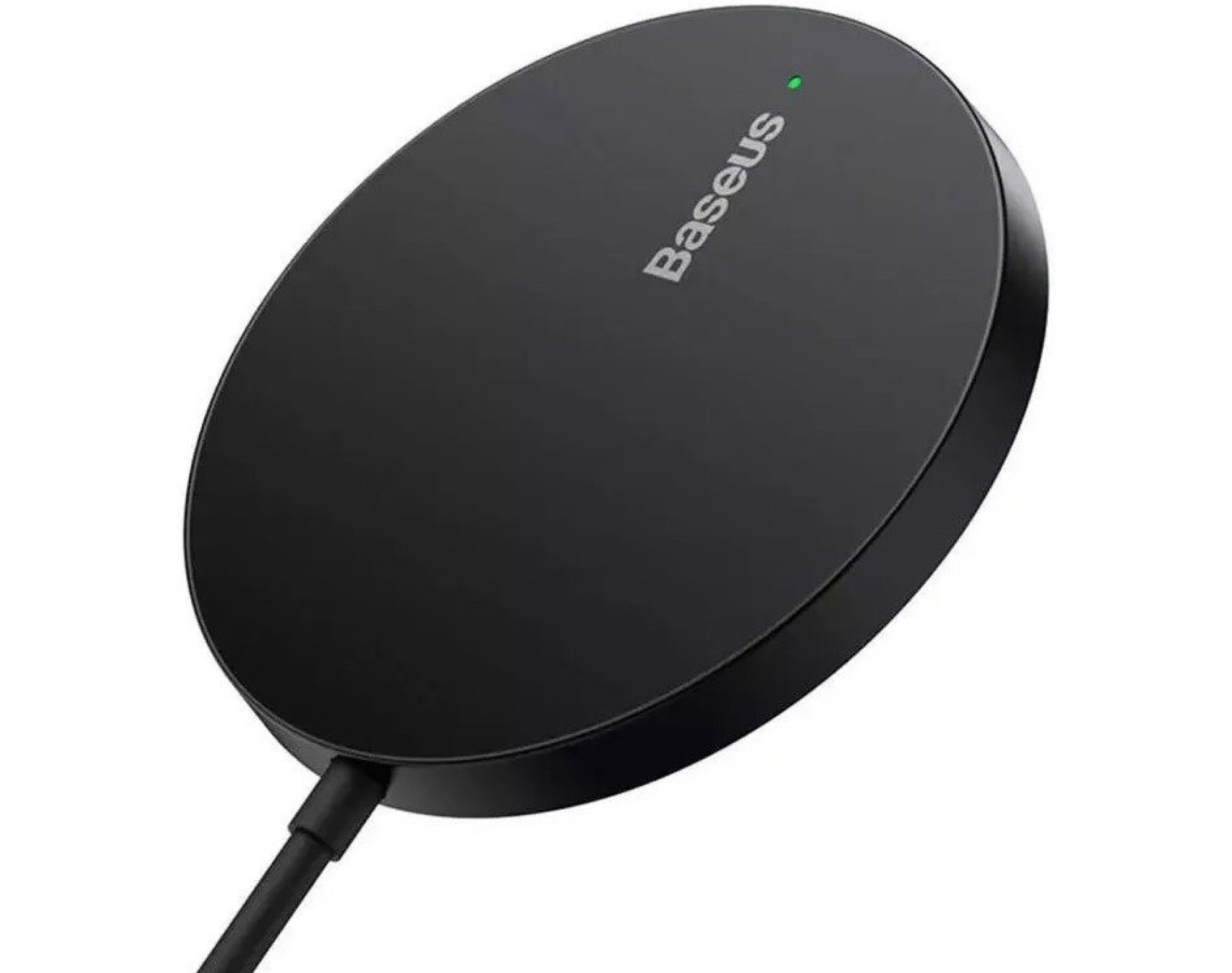 Ładowarka indukcyjna BASEUS Simple Mini 3 15W Czarny Qi MagSafe