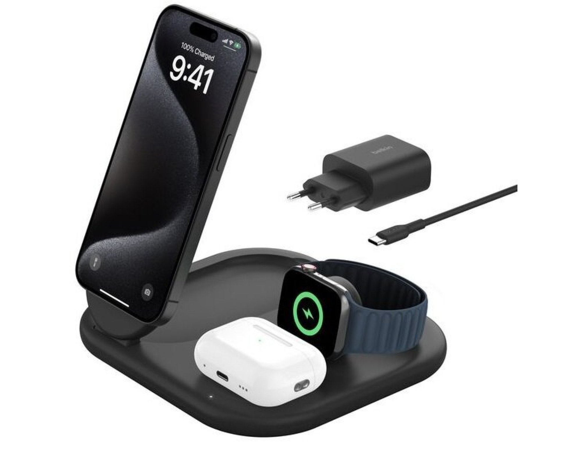Ładowarka indukcyjna BELKIN BoostCharge WIZ029VFBK 15W Czarny Qi2 MagSafe