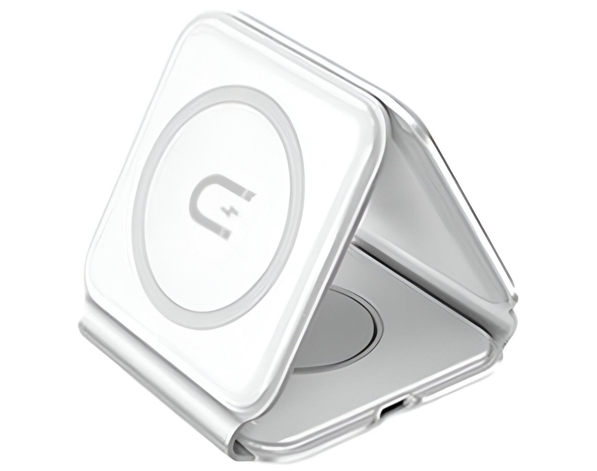 Ładowarka indukcyjna DUDAO A11N 3w1 15W Biały Qi MagSafe