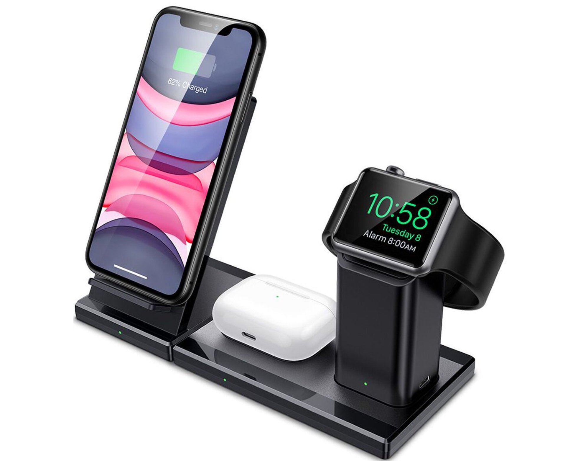 Ładowarka indukcyjna ESR Wireless Charging Station Czarny MagSafe