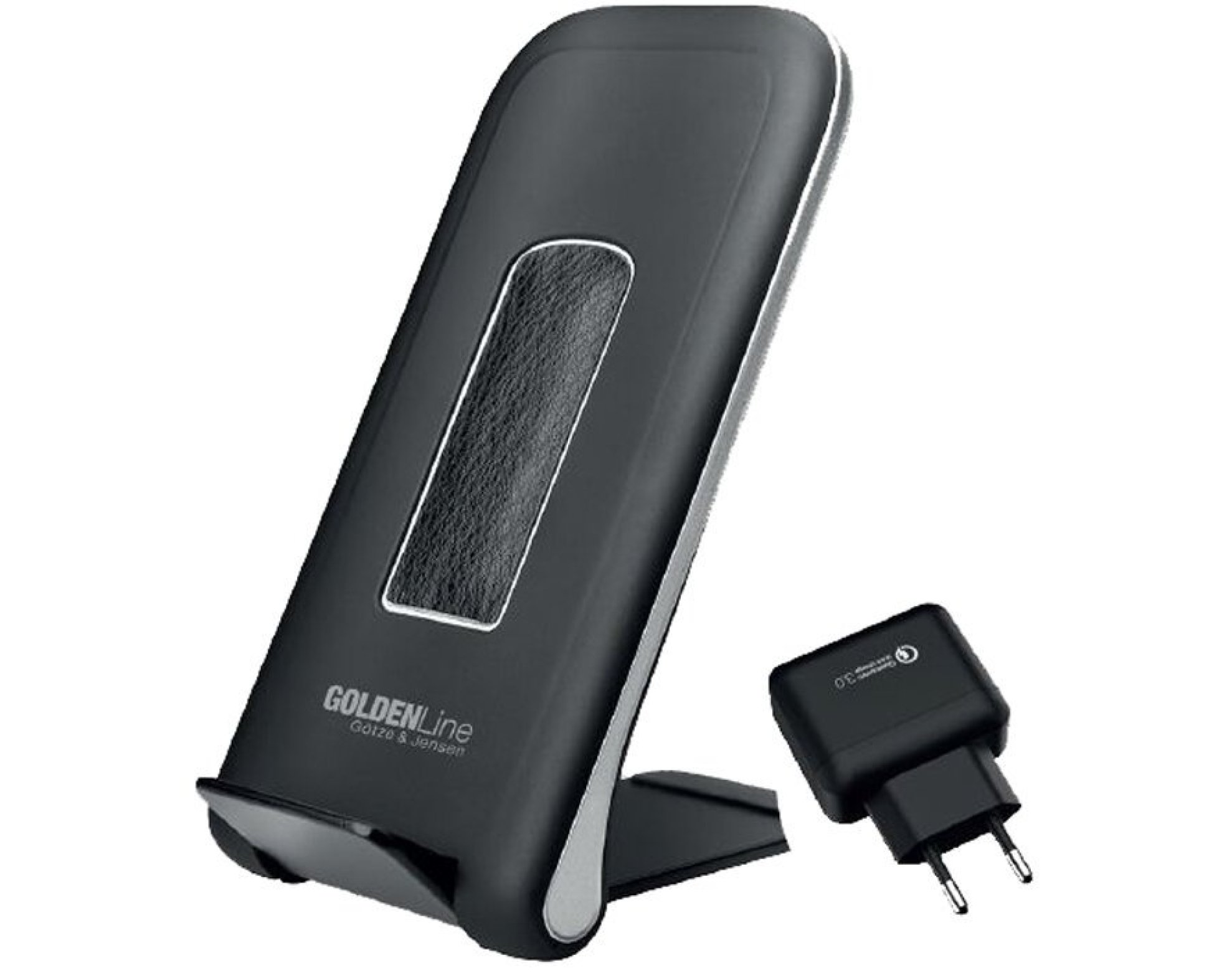 Ładowarka indukcyjna GÖTZE & JENSEN Golden Line QIWC15W-K 15W Czarny Qi MagSafe