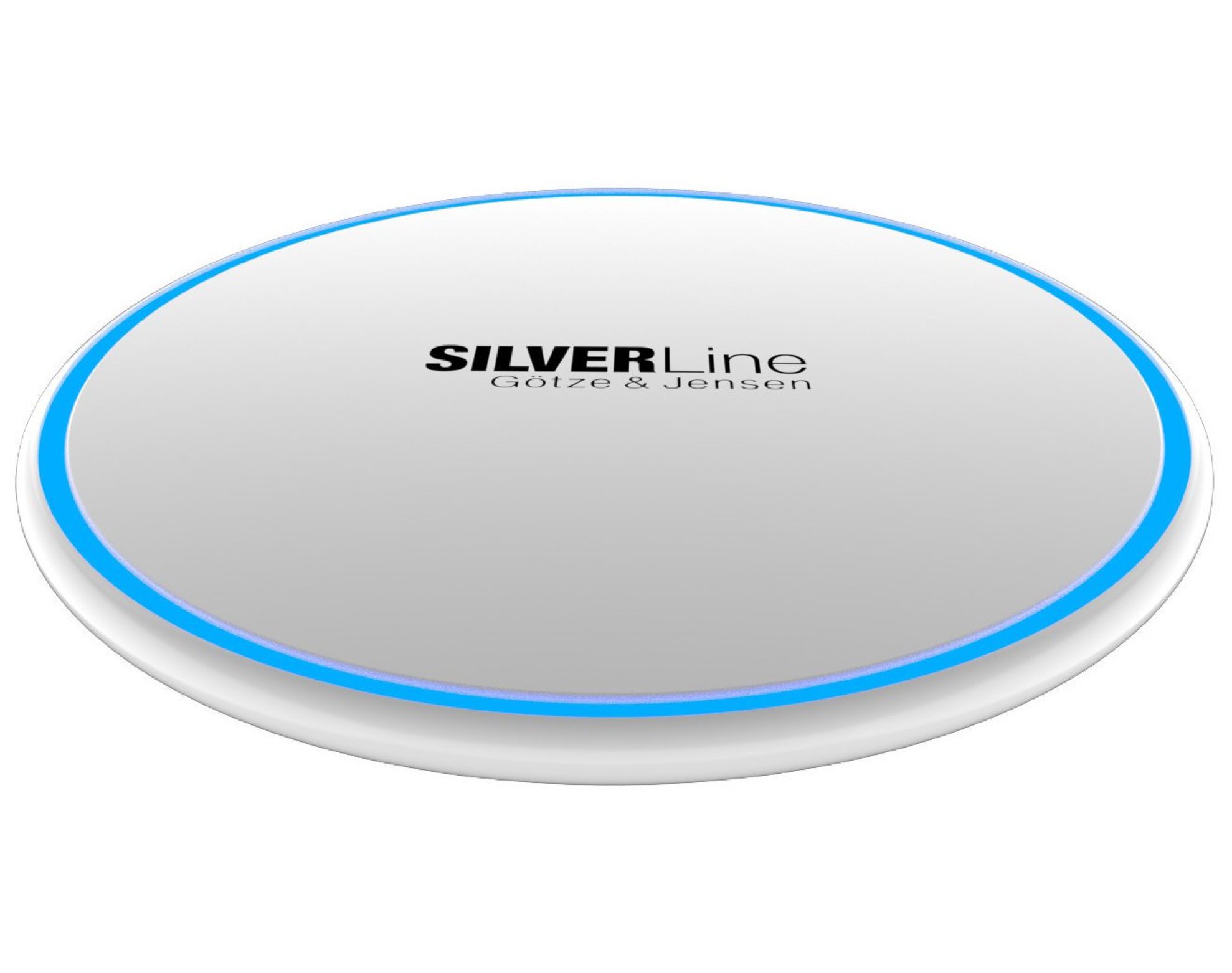 Ładowarka indukcyjna GÖTZE & JENSEN Silver Line QIWC10W-W Biały Qi