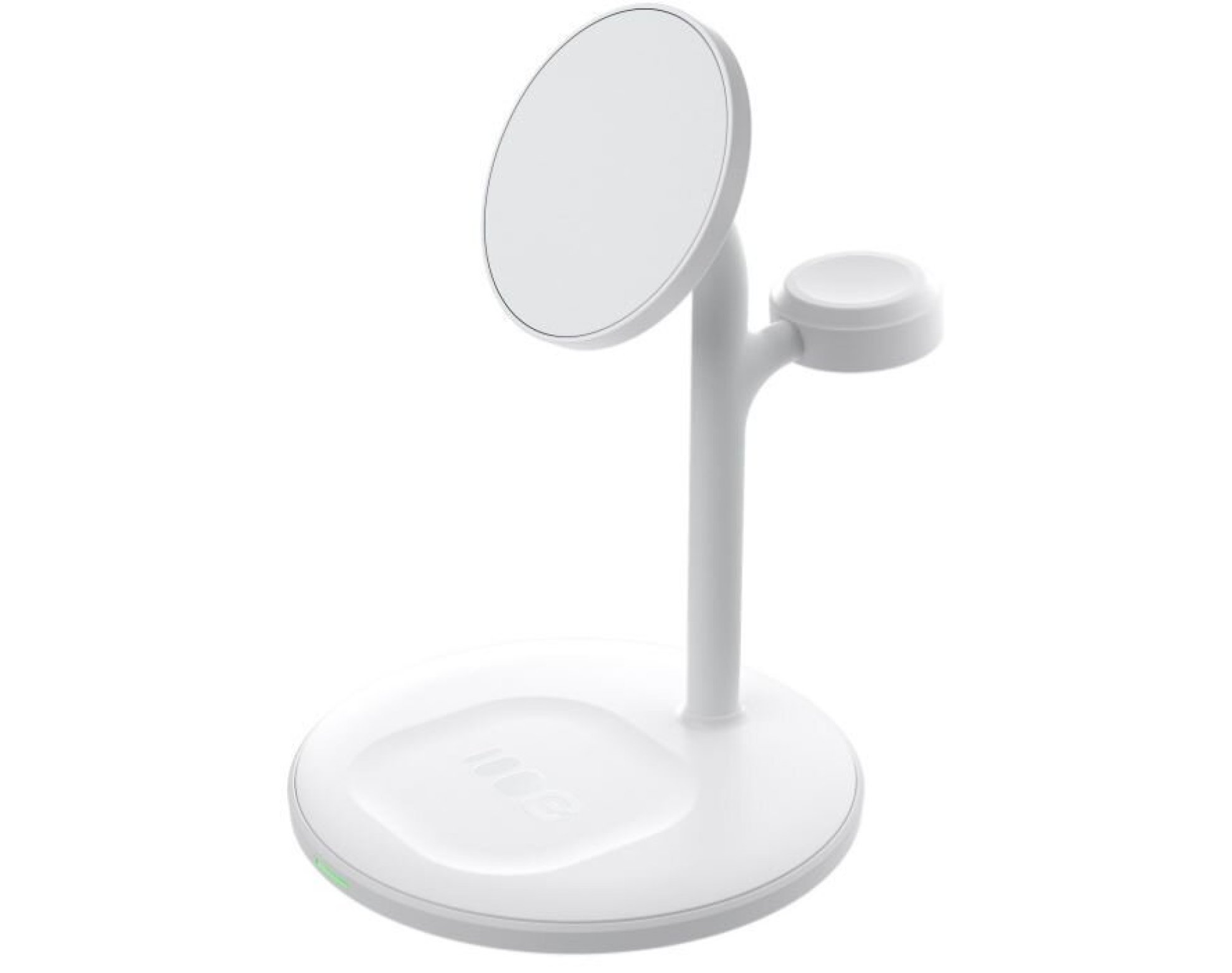 Ładowarka indukcyjna GREEN CELL MagScape 3w1 15W Biały Qi MagSafe
