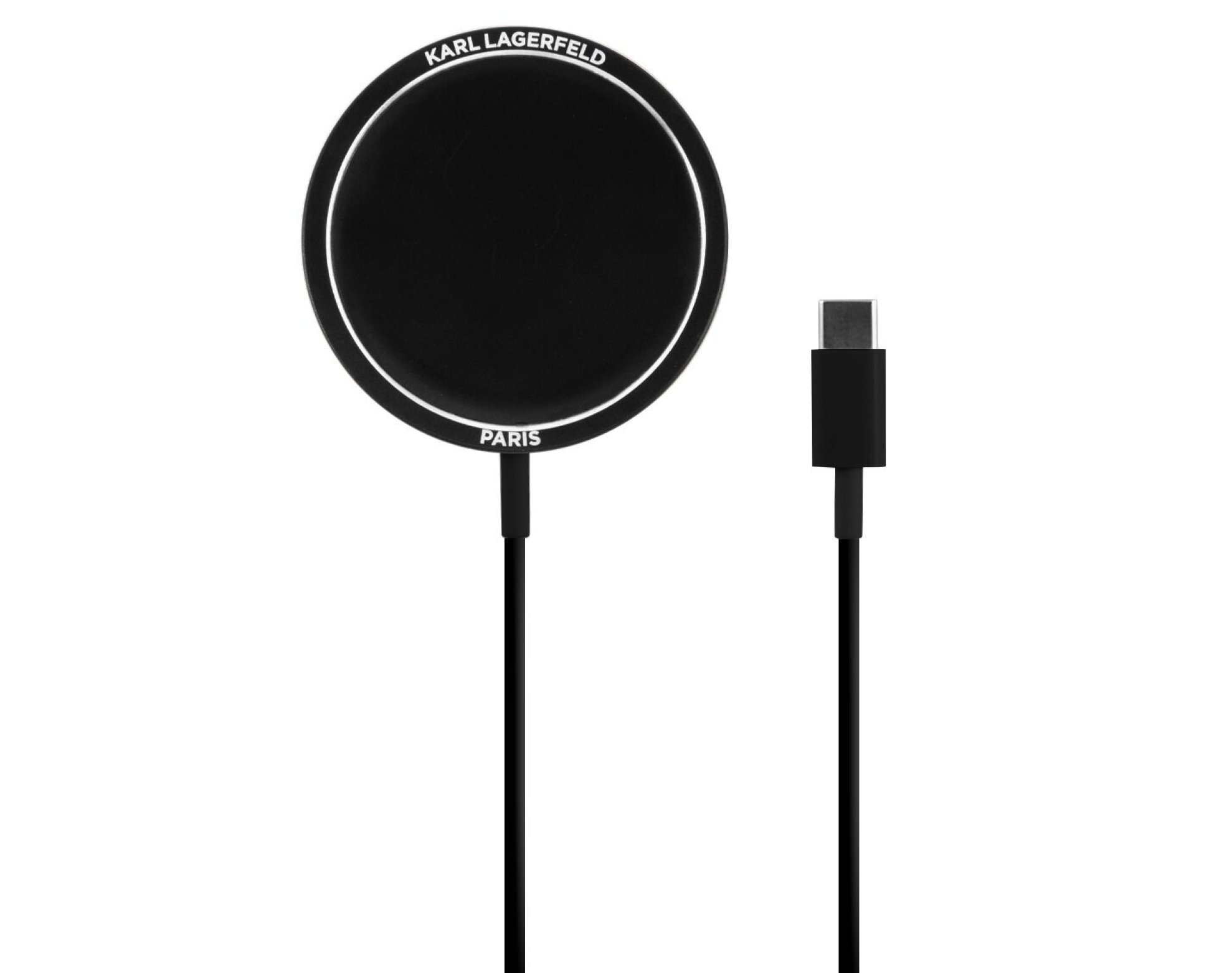 Ładowarka indukcyjna KARL LAGERFELD KLCBMSIKBK 15W Czarny MagSafe