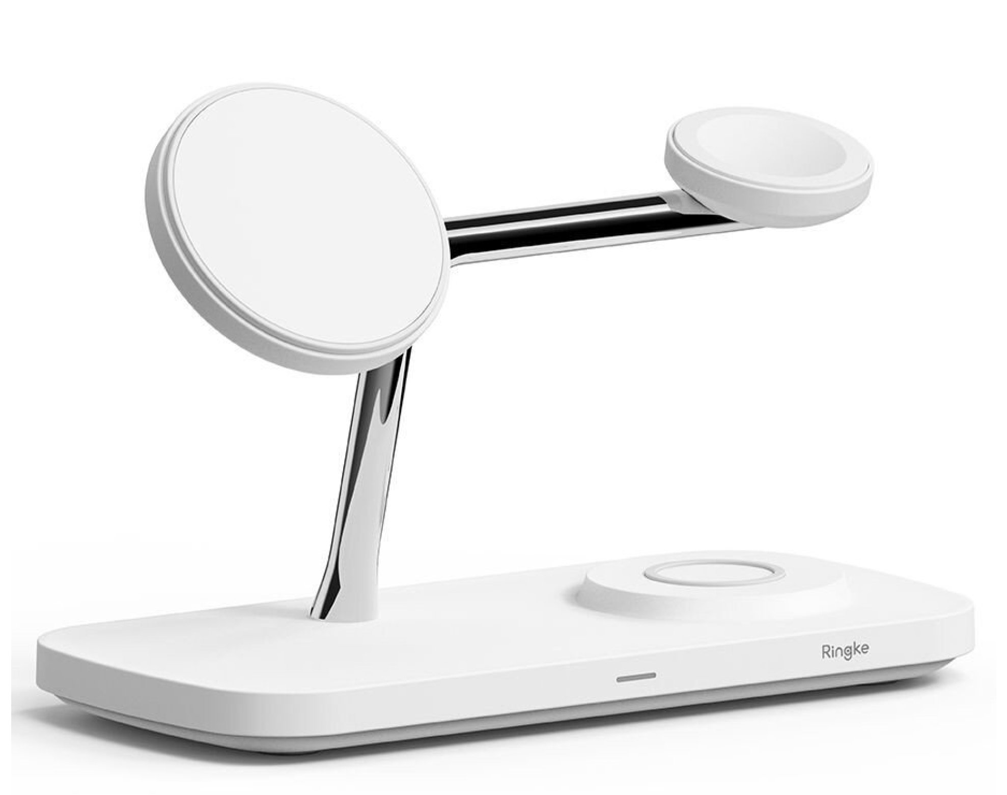 Ładowarka indukcyjna RINGKE 3in1 Magnetic Wireless Biały Qi2 MagSafe