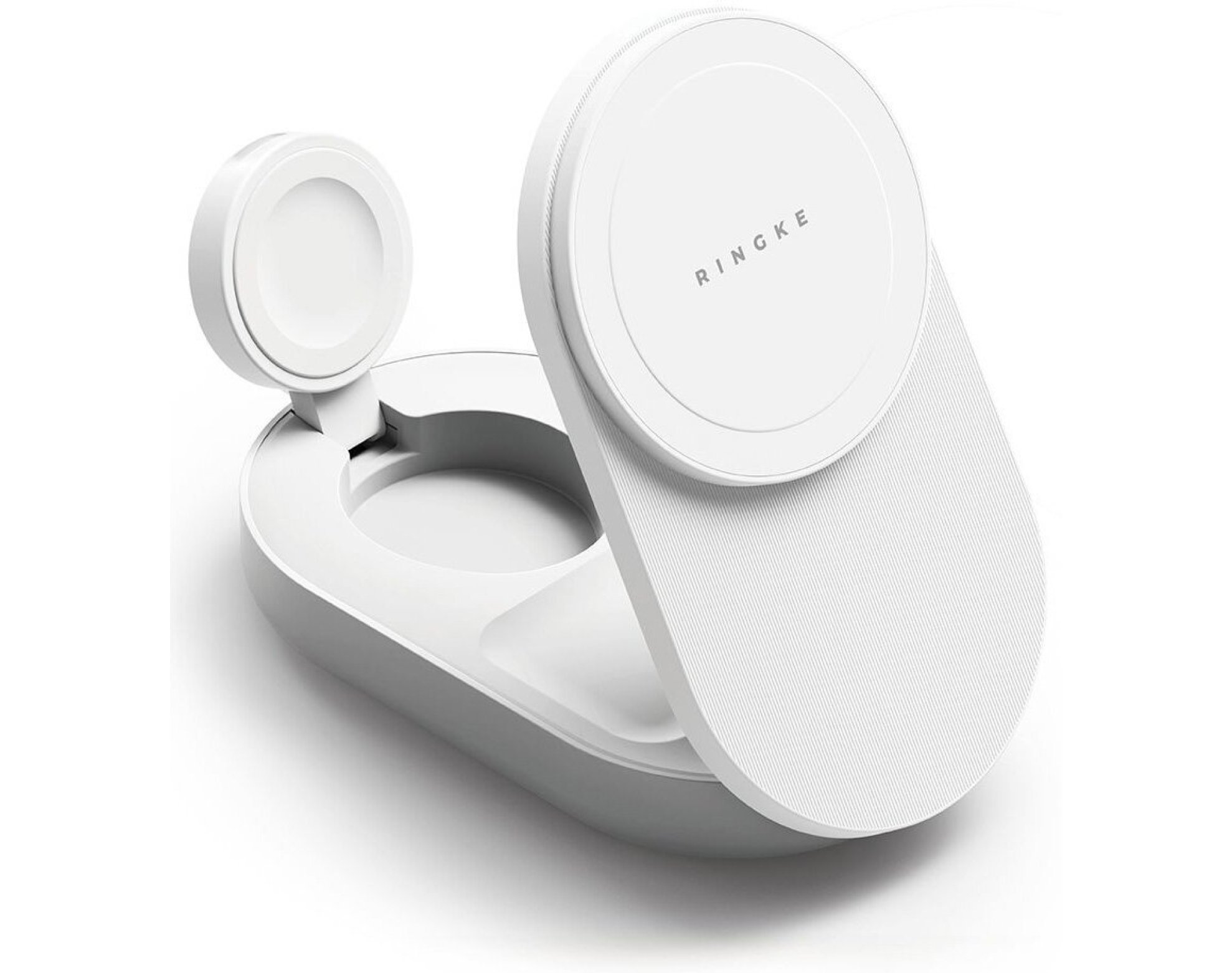 Ładowarka indukcyjna RINGKE QI2.2 25W 3w1 MagSafe Biały