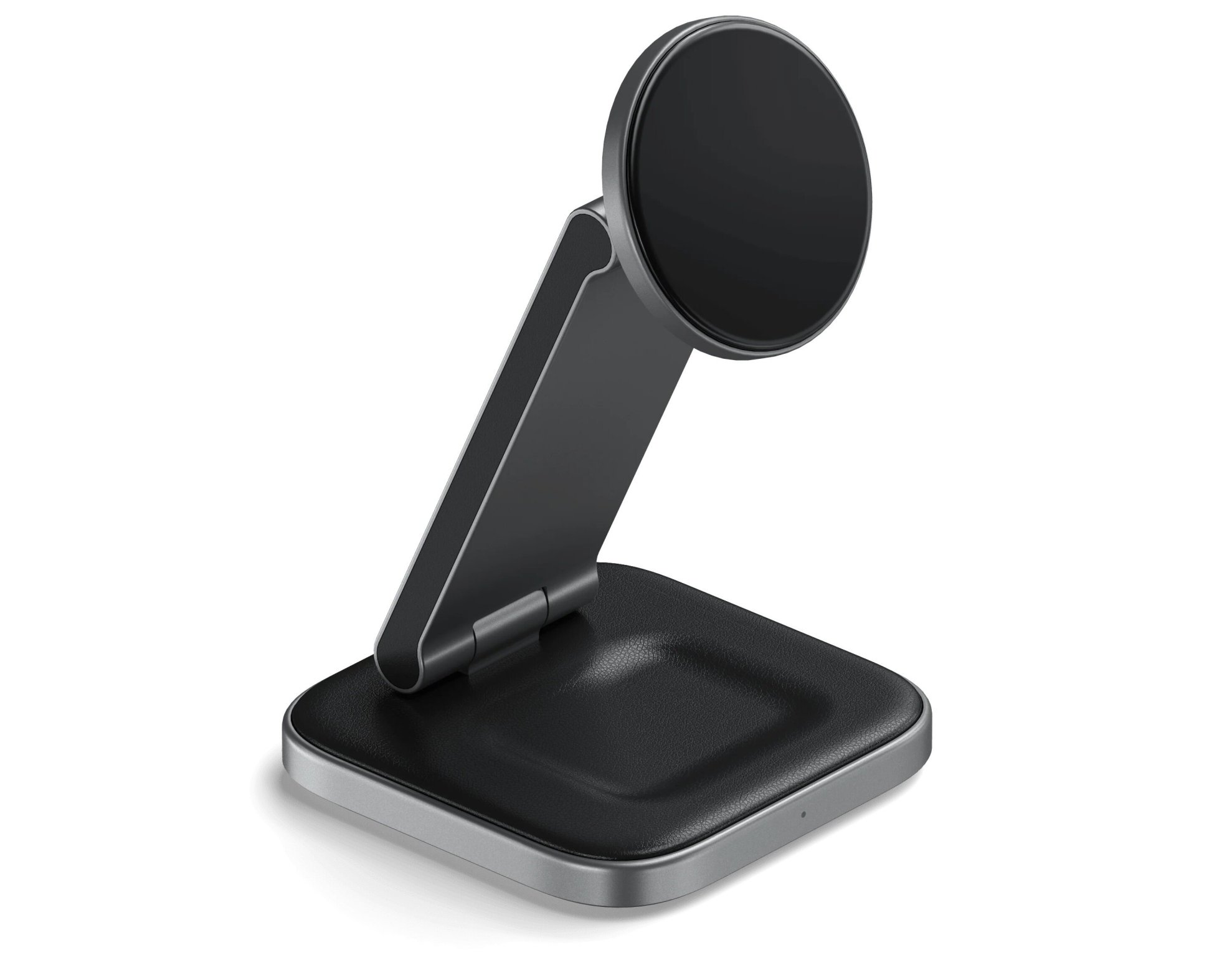 Ładowarka indukcyjna SATECHI 3w1 Foldable Charging Stand 15W Szary Qi2 MagSafe