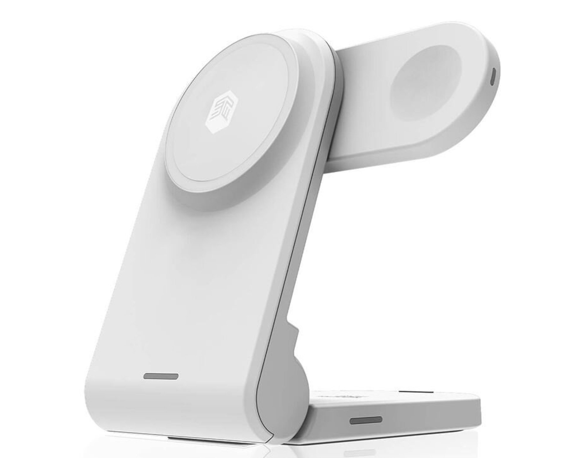 Ładowarka indukcyjna STM ChargeTree Mag 3w1 15W Biały MagSafe
