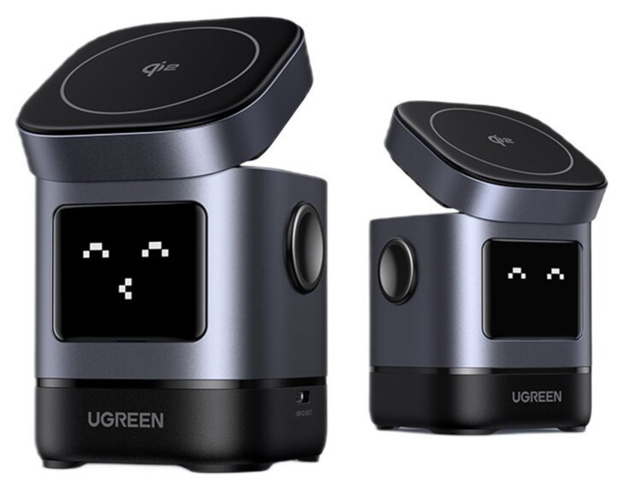 Ładowarka indukcyjna UGREEN Uno W709 2w1 25W Szary