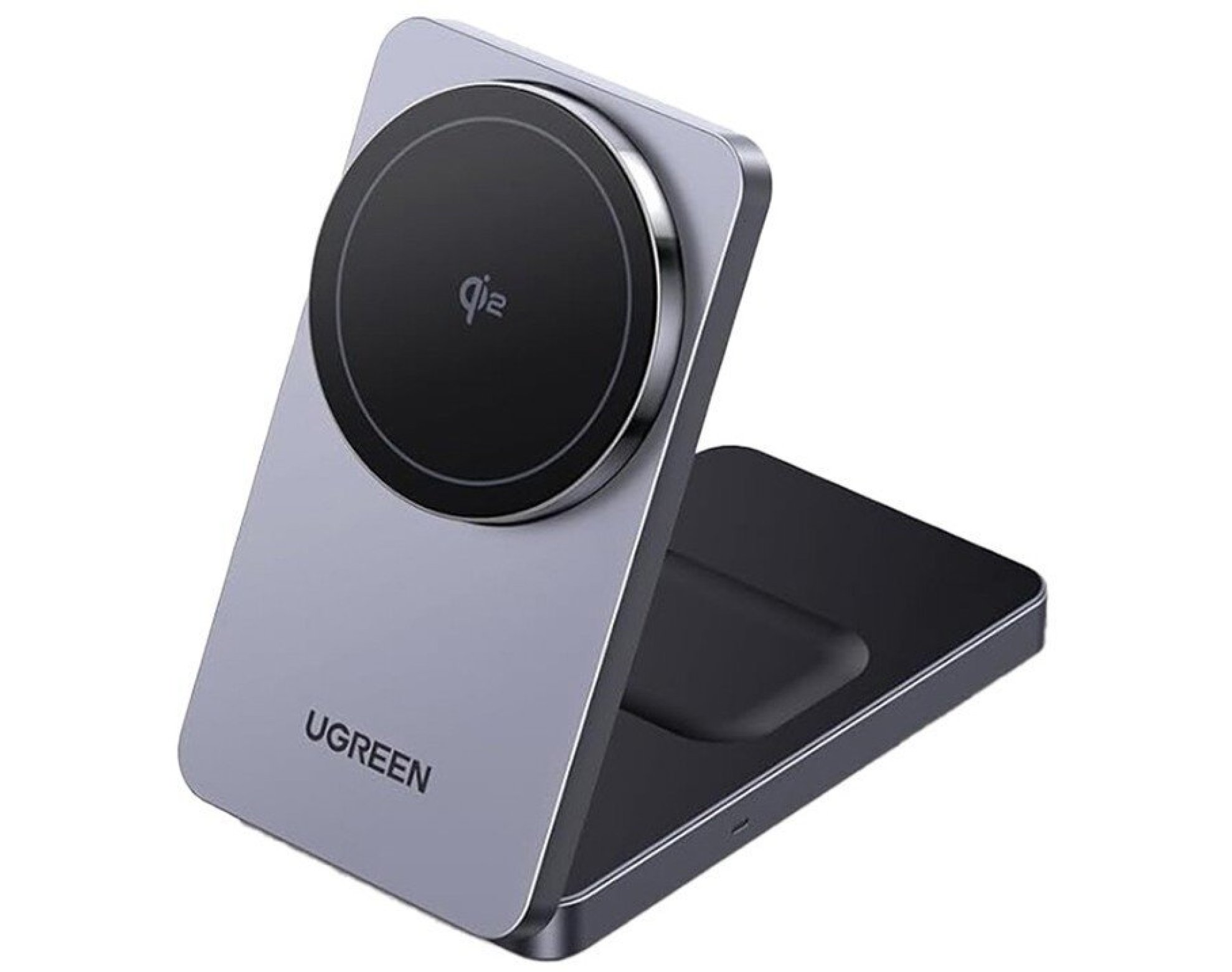 Ładowarka indukcyjna UGREEN W706 2w1 15W Czarny