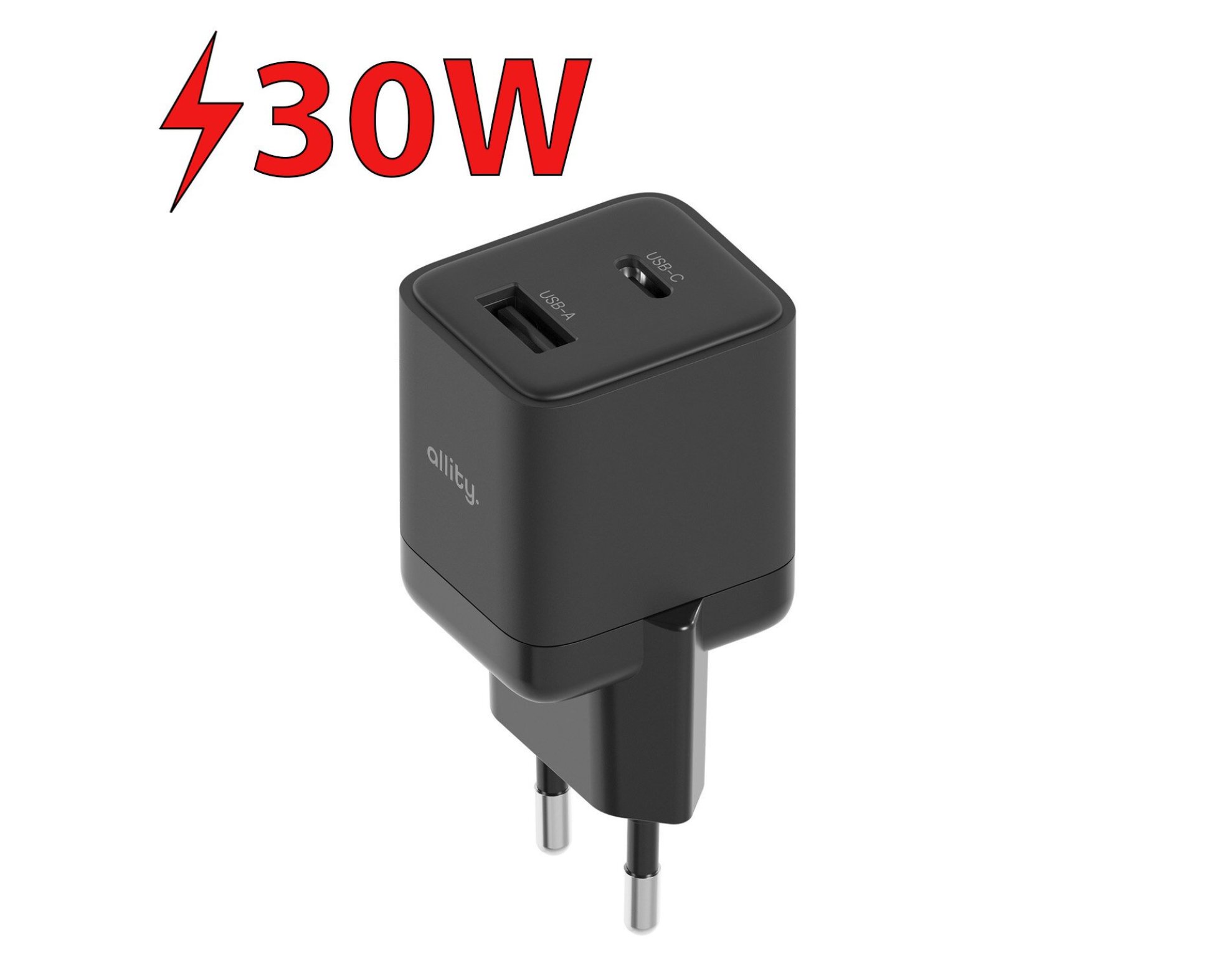 Ładowarka sieciowa ALLITY ATC-01-30WAC 30W Czarny