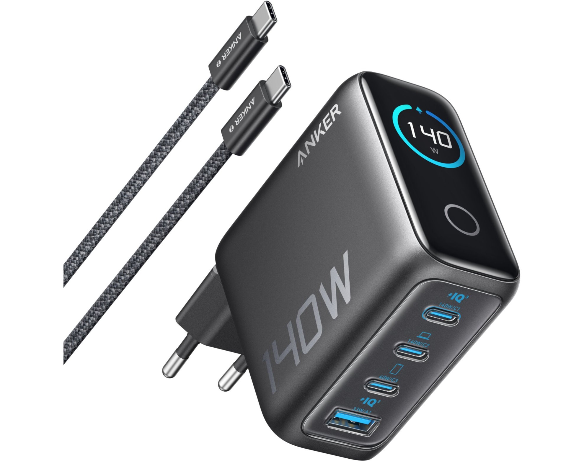 Ładowarka sieciowa ANKER ANK140WB2697 140W Czarny