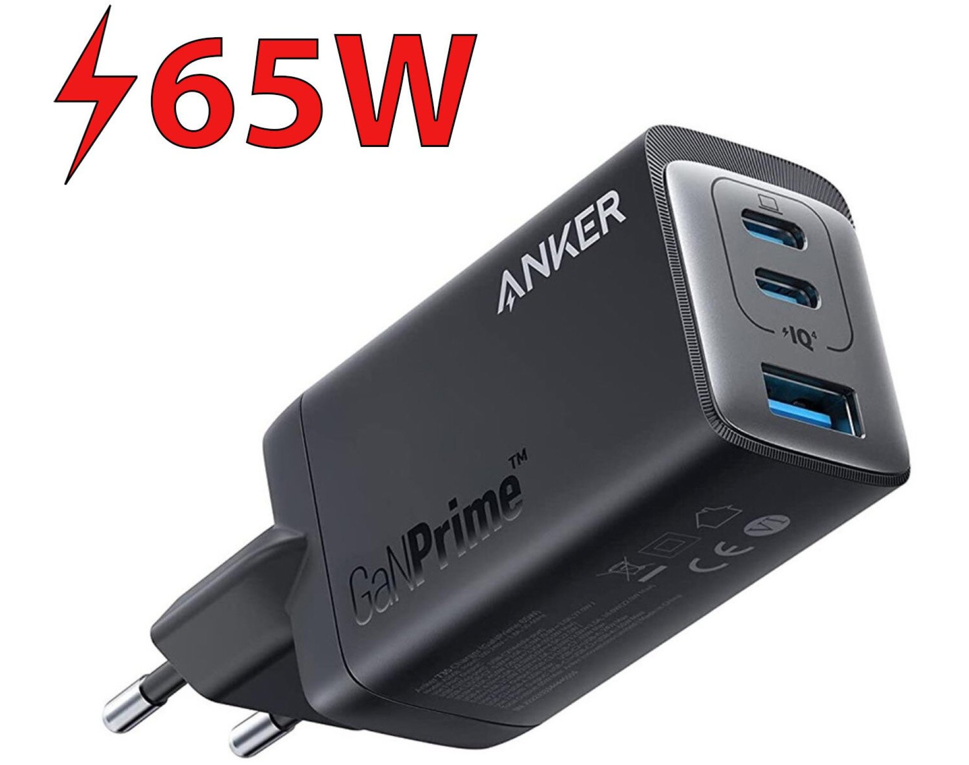 Ładowarka sieciowa ANKER GaNPrime 735 65W Czarny