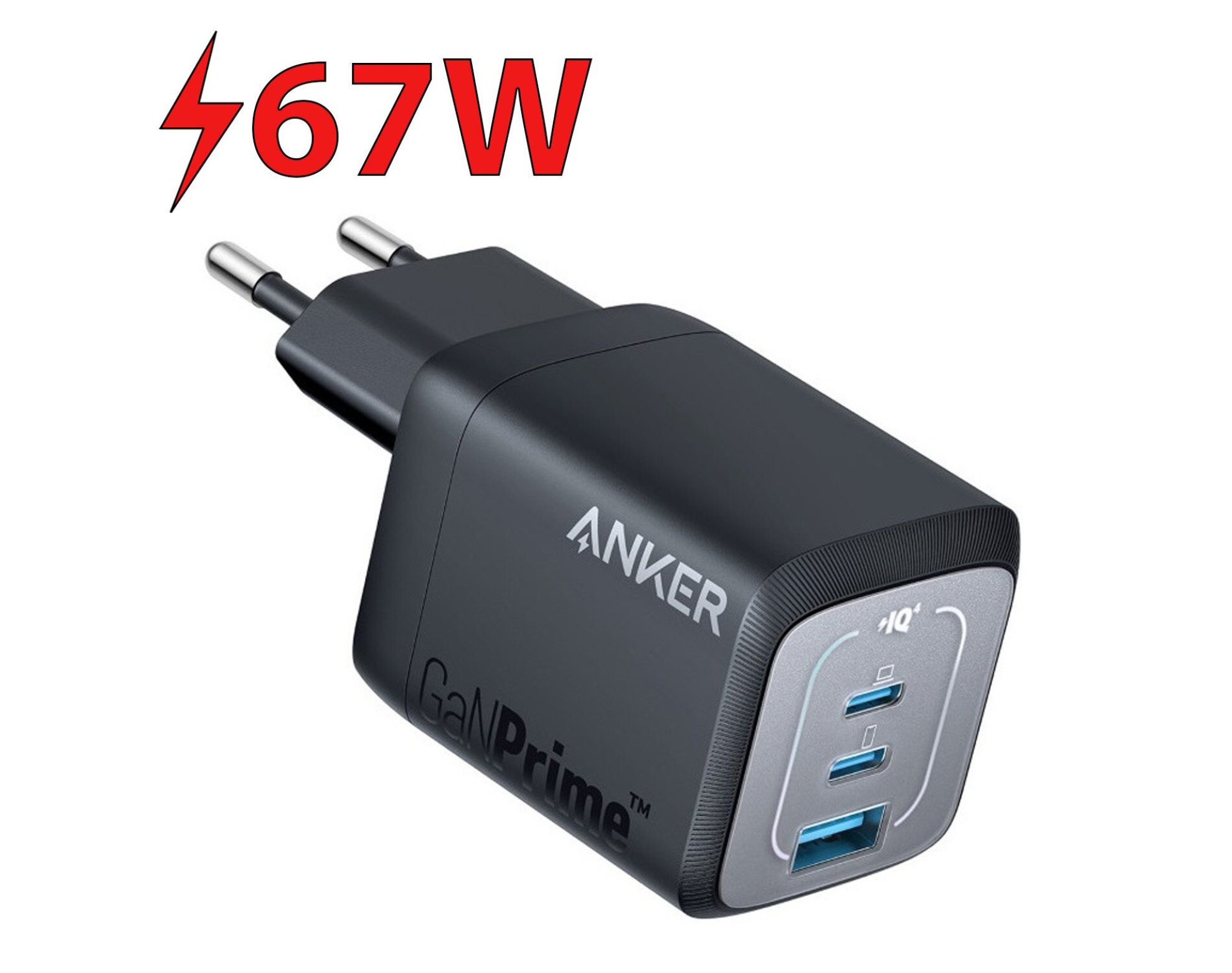 Ładowarka sieciowa ANKER GaNPrime 735 67W Czarny