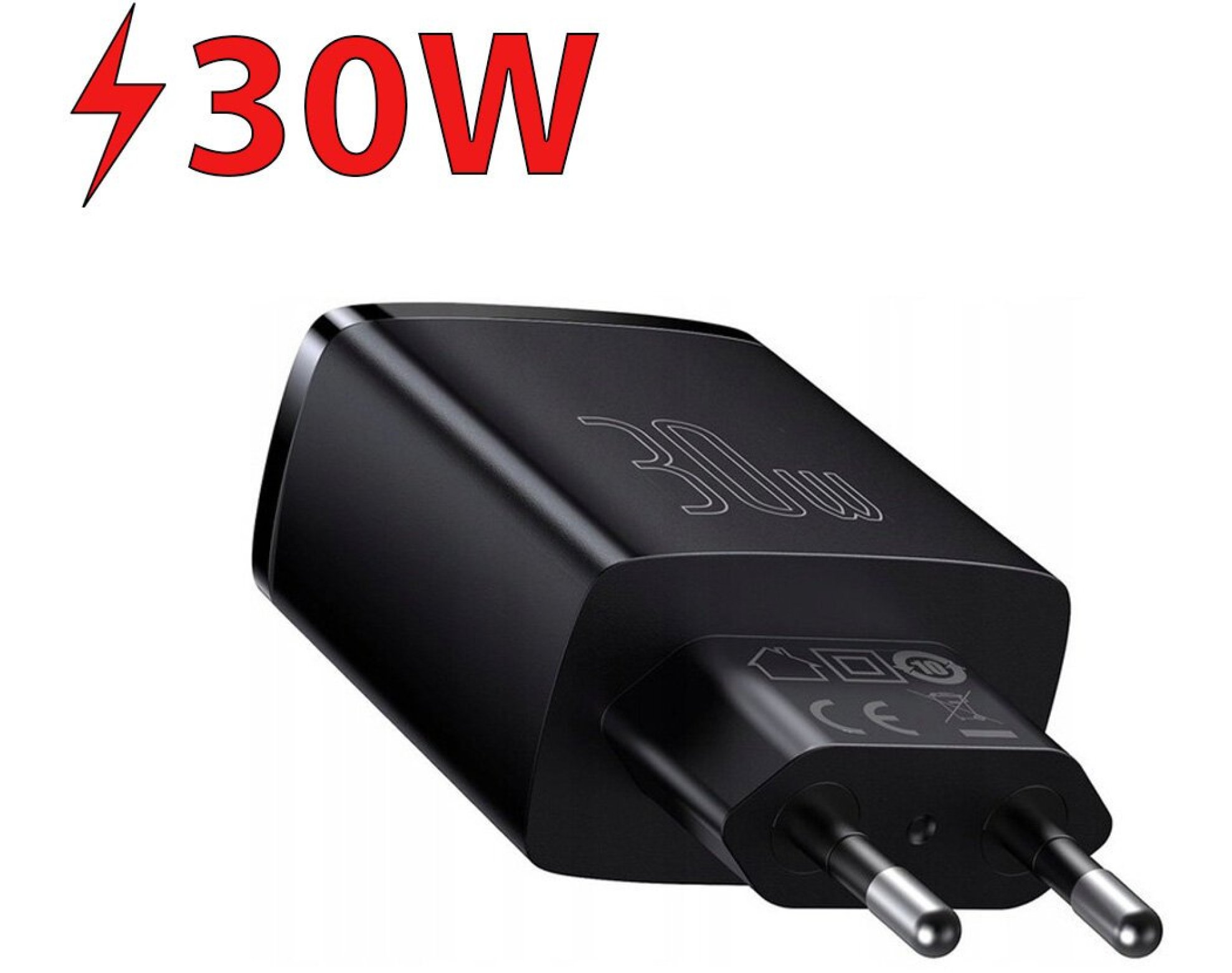 Ładowarka sieciowa BASEUS Compact Quick Charger 30W Czarny