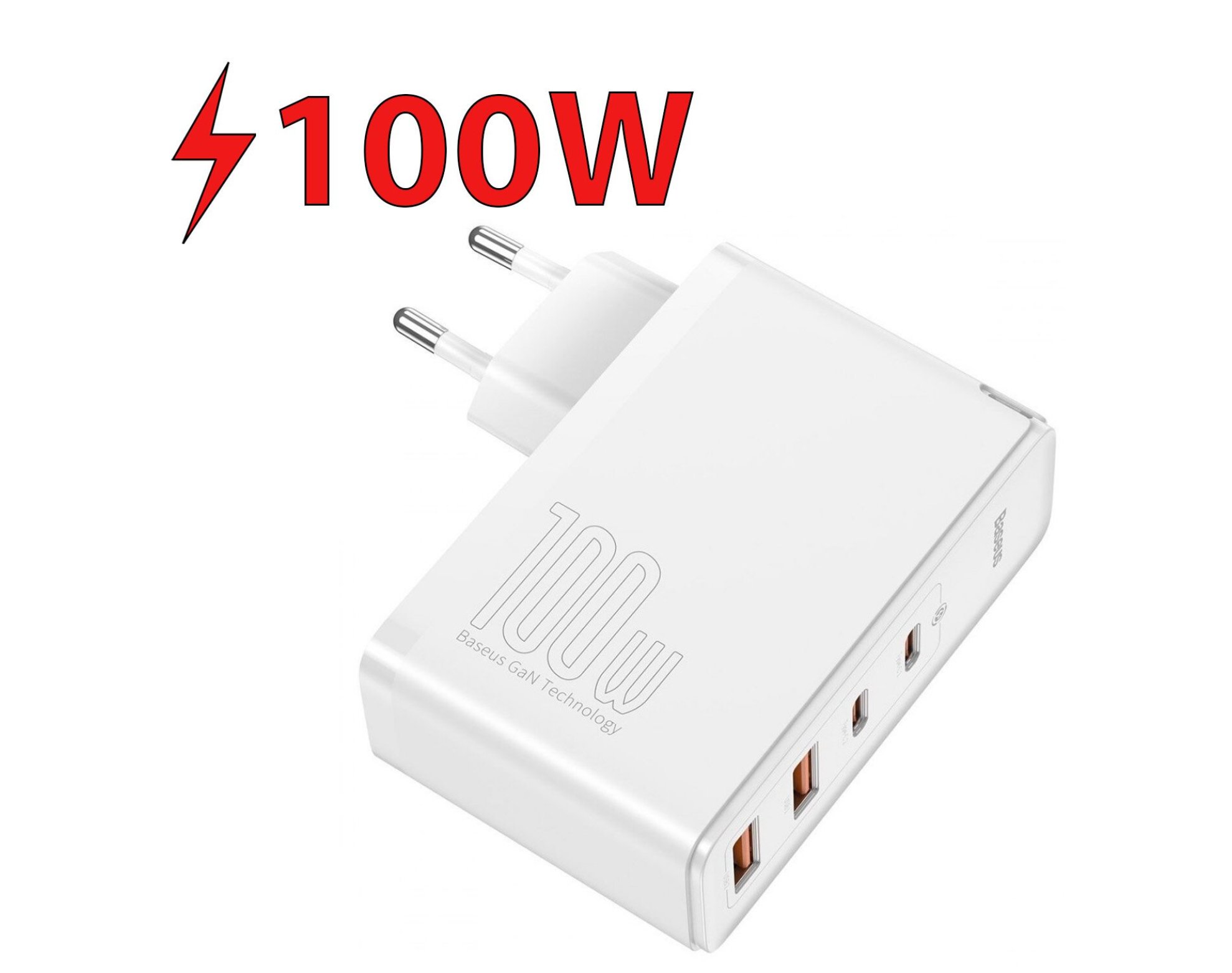 Ładowarka sieciowa BASEUS GaN2 Pro CCGAN2P-L02 100W Biały