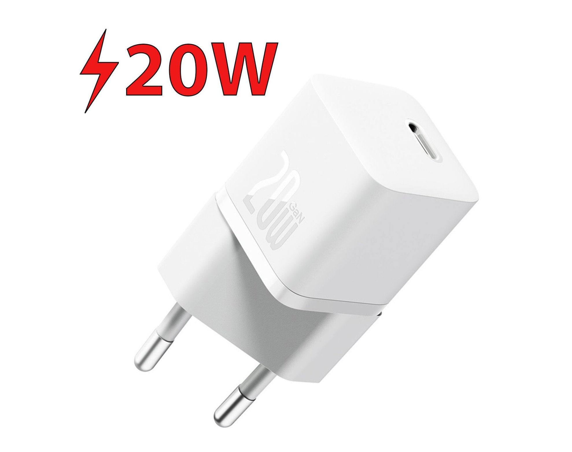 Ładowarka sieciowa BASEUS GaN5 Mini 20W Biały