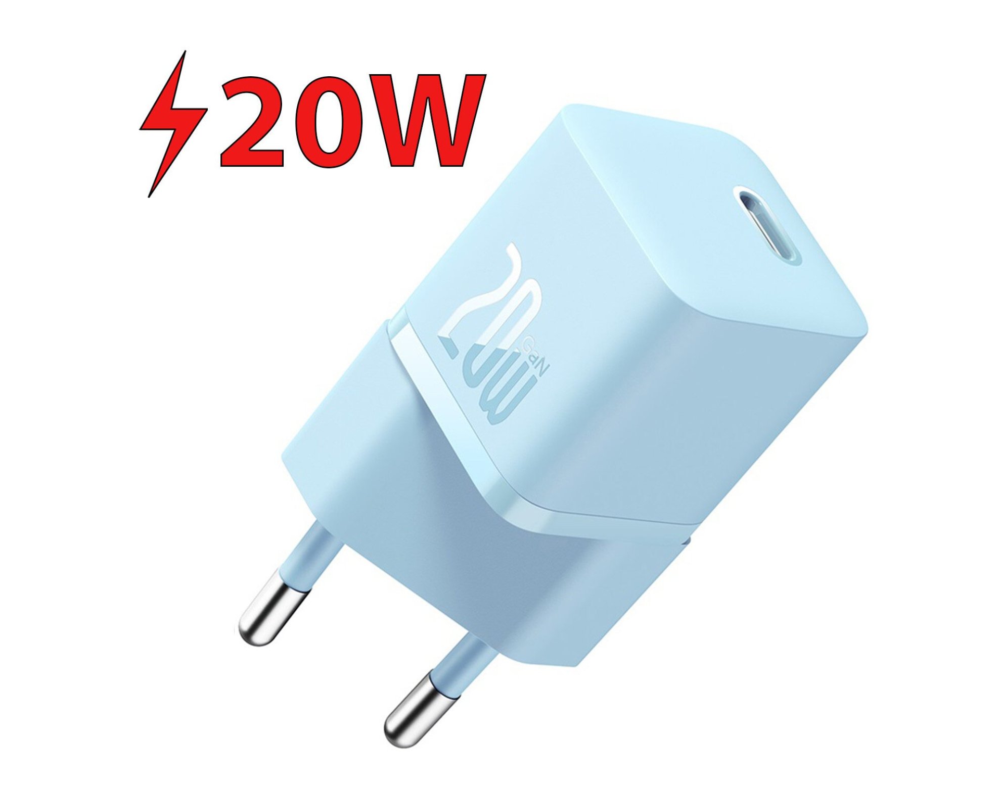 Ładowarka sieciowa BASEUS GaN5 Mini 20W Niebieski