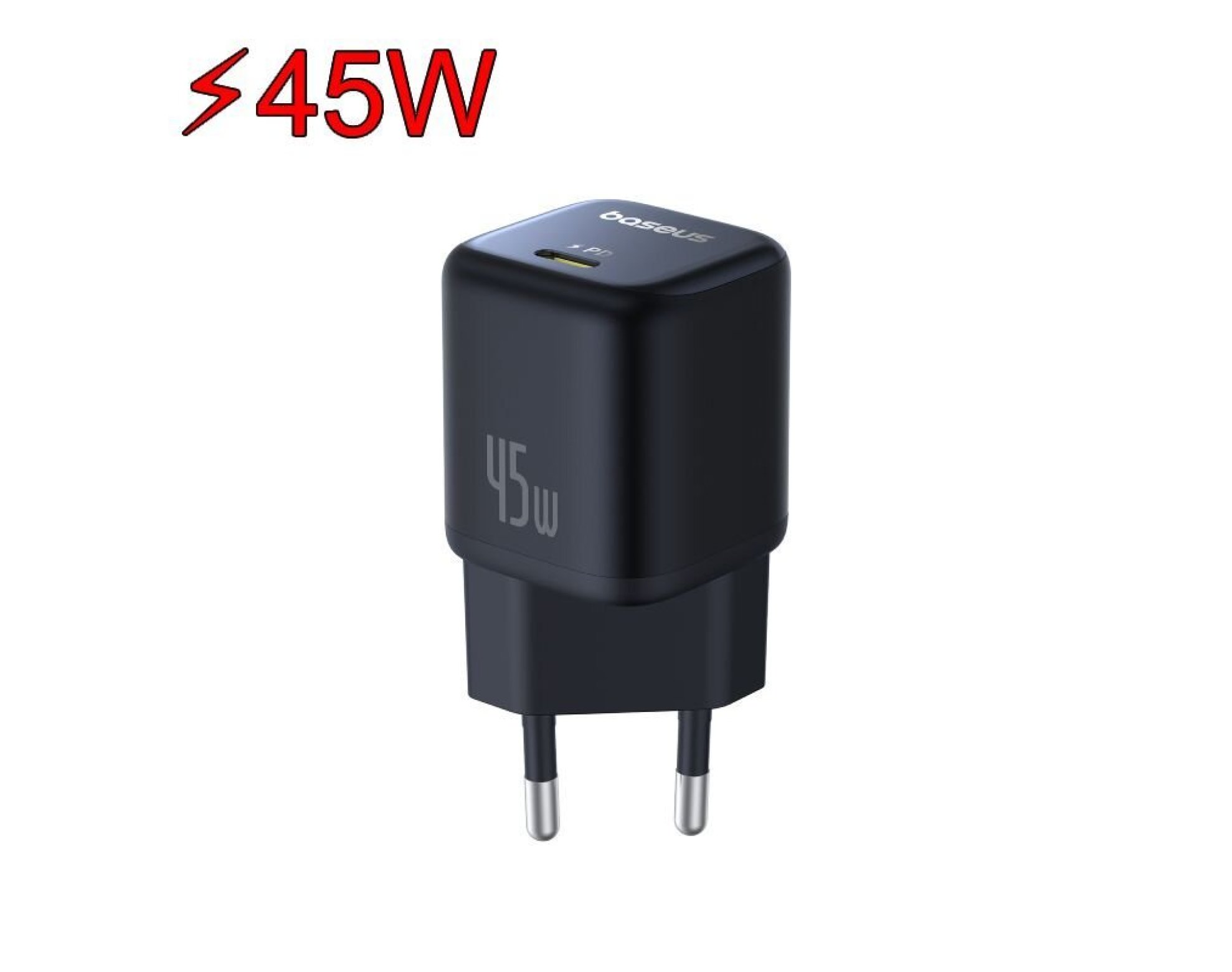Ładowarka sieciowa BASEUS PicoGo Gan Fast Charger 45W Czarny