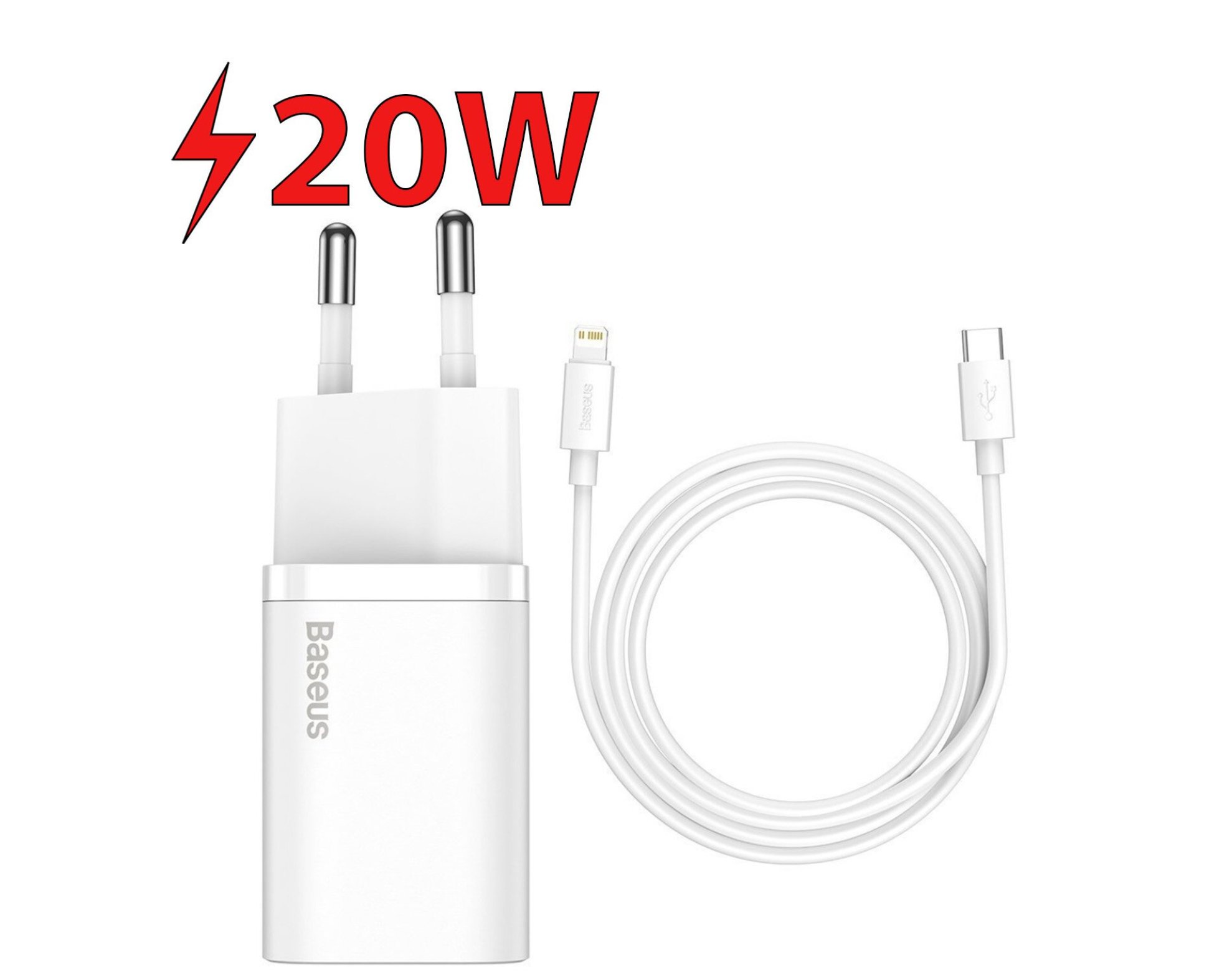 Ładowarka sieciowa BASEUS Super Si 20W Biały