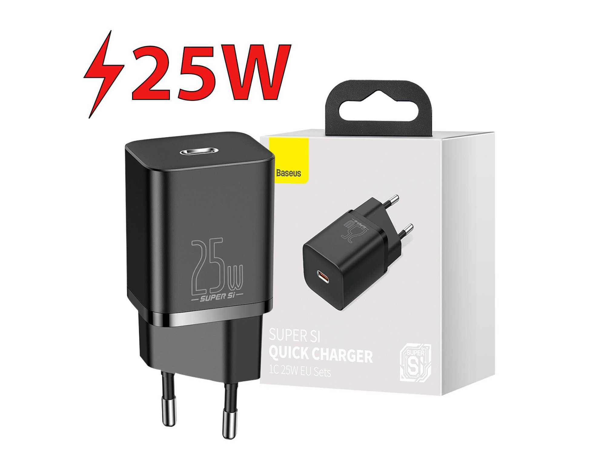 Ładowarka sieciowa BASEUS Super Si 25W Czarny
