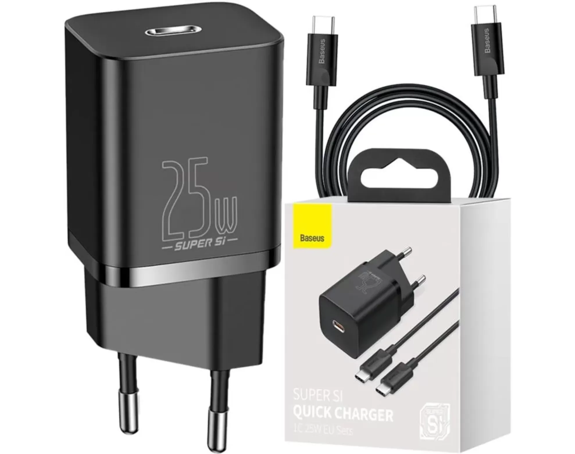 Ładowarka sieciowa BASEUS Super Si 25W Czarny