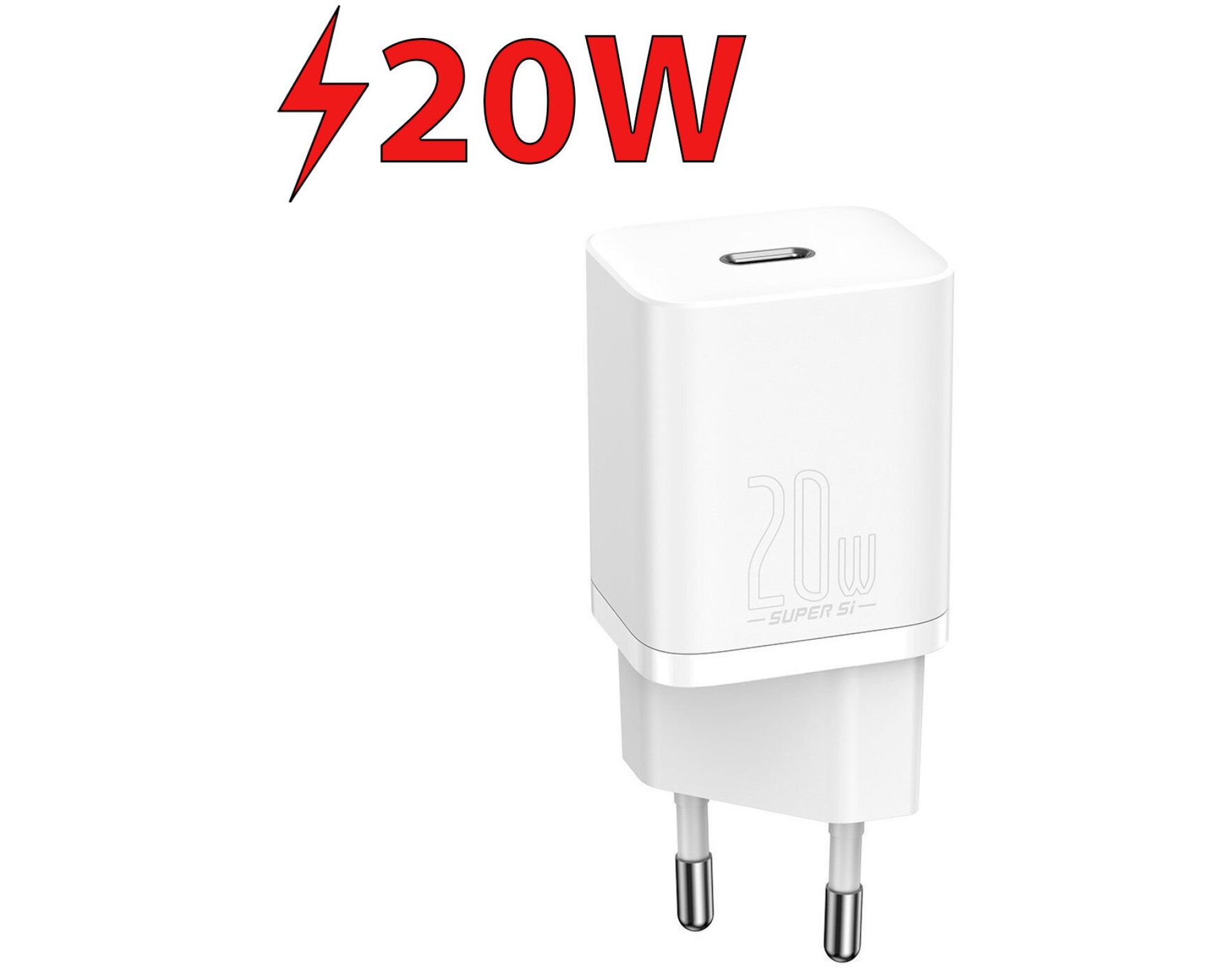 Ładowarka sieciowa BASEUS Super Si CCSUP-B02 20W Biały