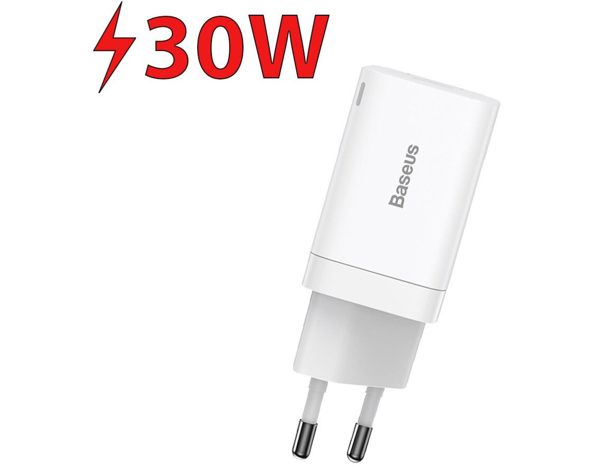 Ładowarka sieciowa BASEUS Super Si Pro QC PD 30W CCSUPP-E02 Biały