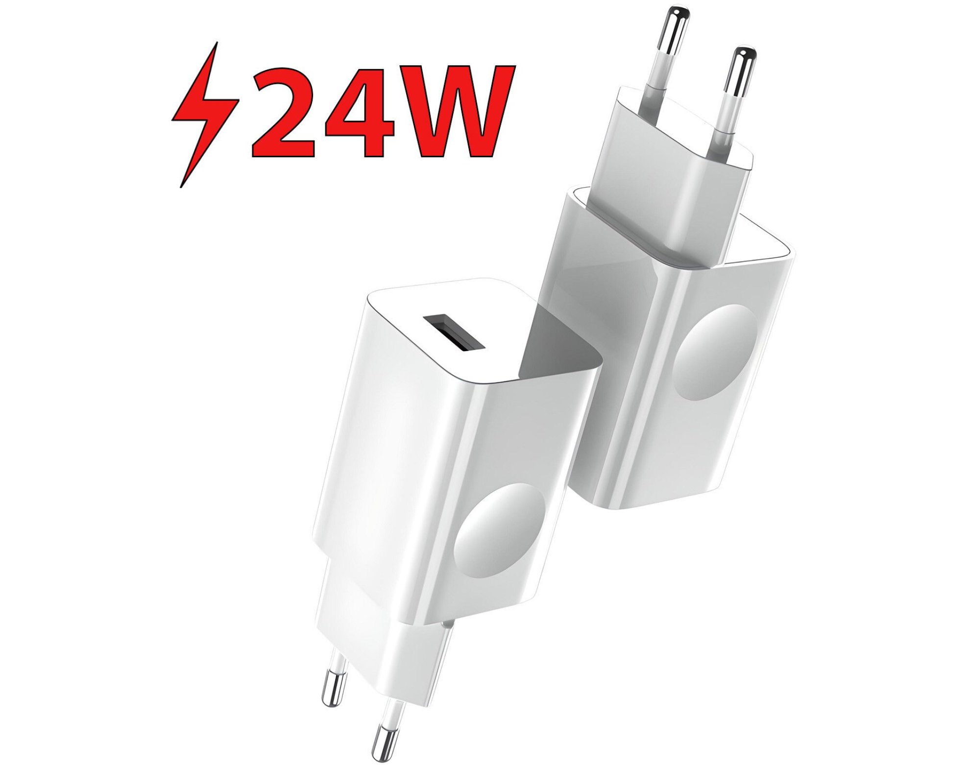 Ładowarka sieciowa BASEUS USB QuickCharge 24W Biały