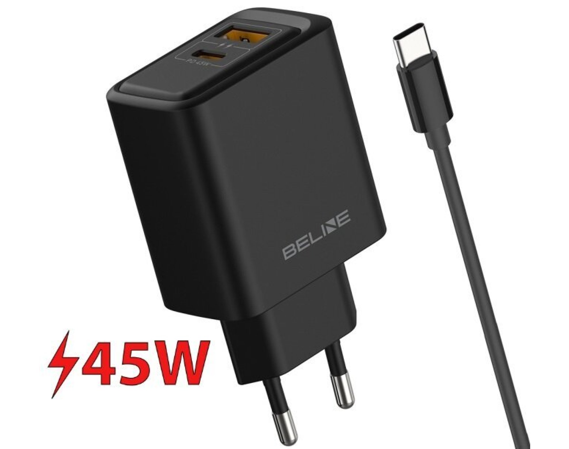 Ładowarka sieciowa BELINE BLN2CB45C 45W Czarny