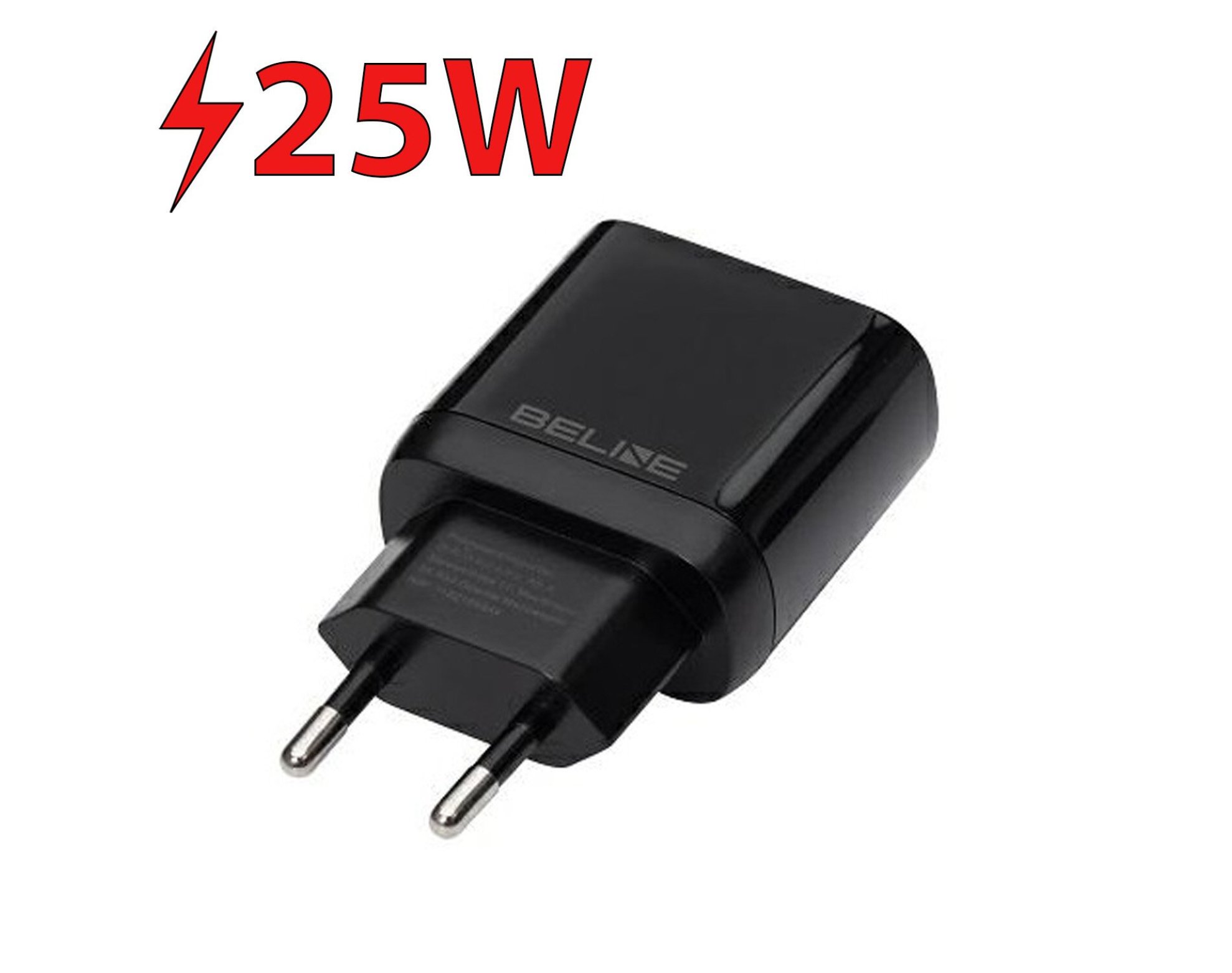 Ładowarka sieciowa BELINE BLNCB25 25W GaN Czarny